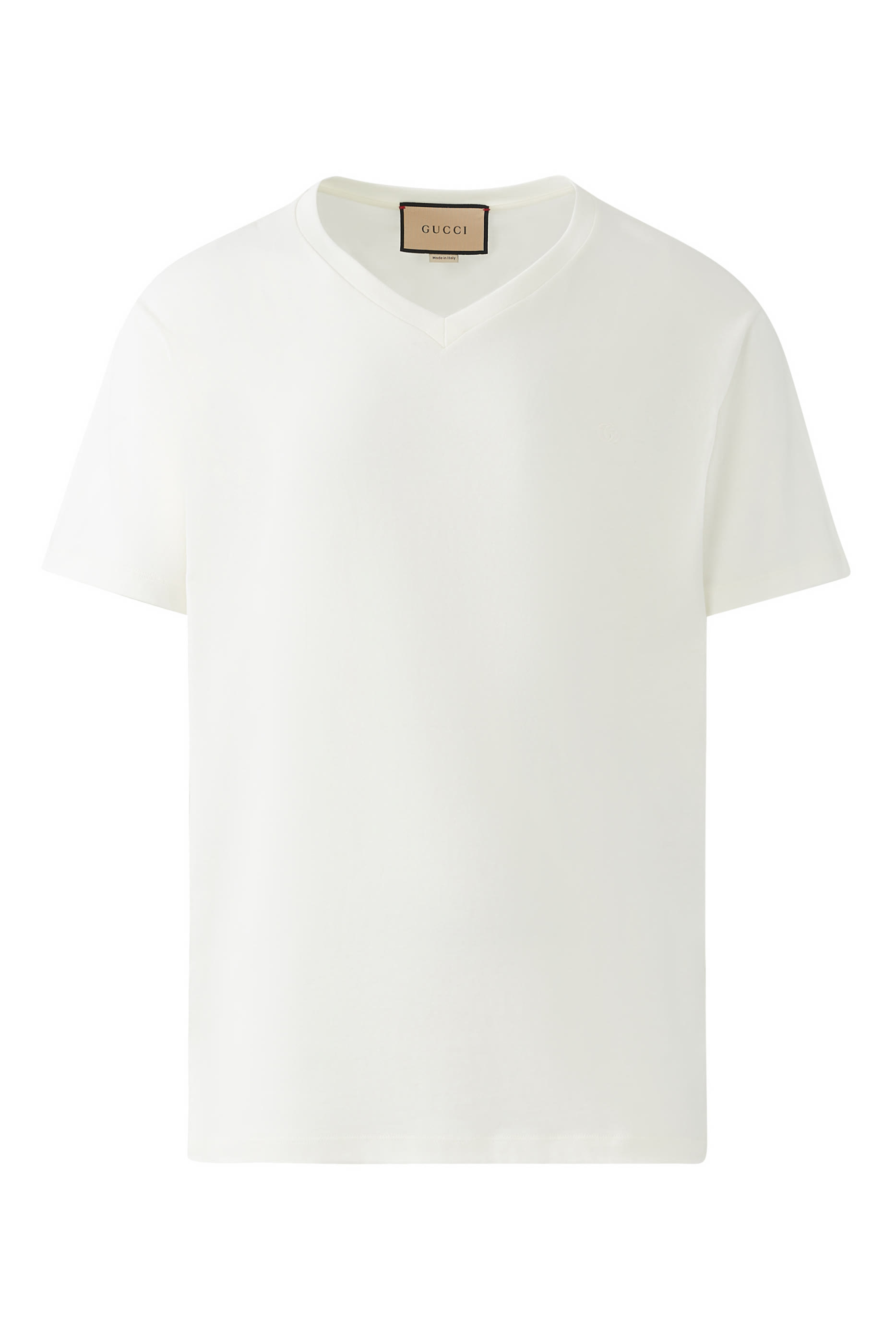 V-Neck Cotton Jersey T-Shirt