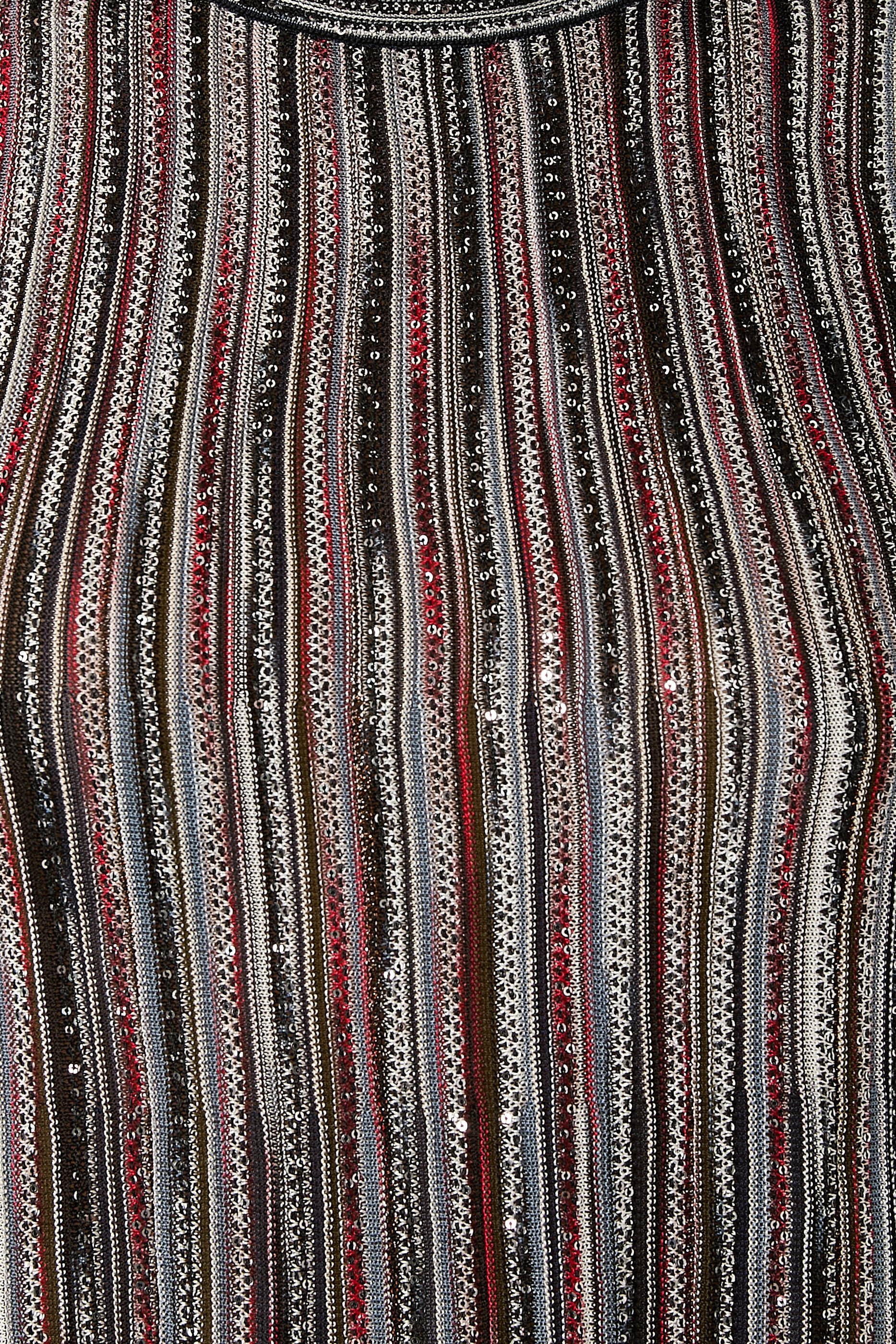 Partialized Knit Lurex Top