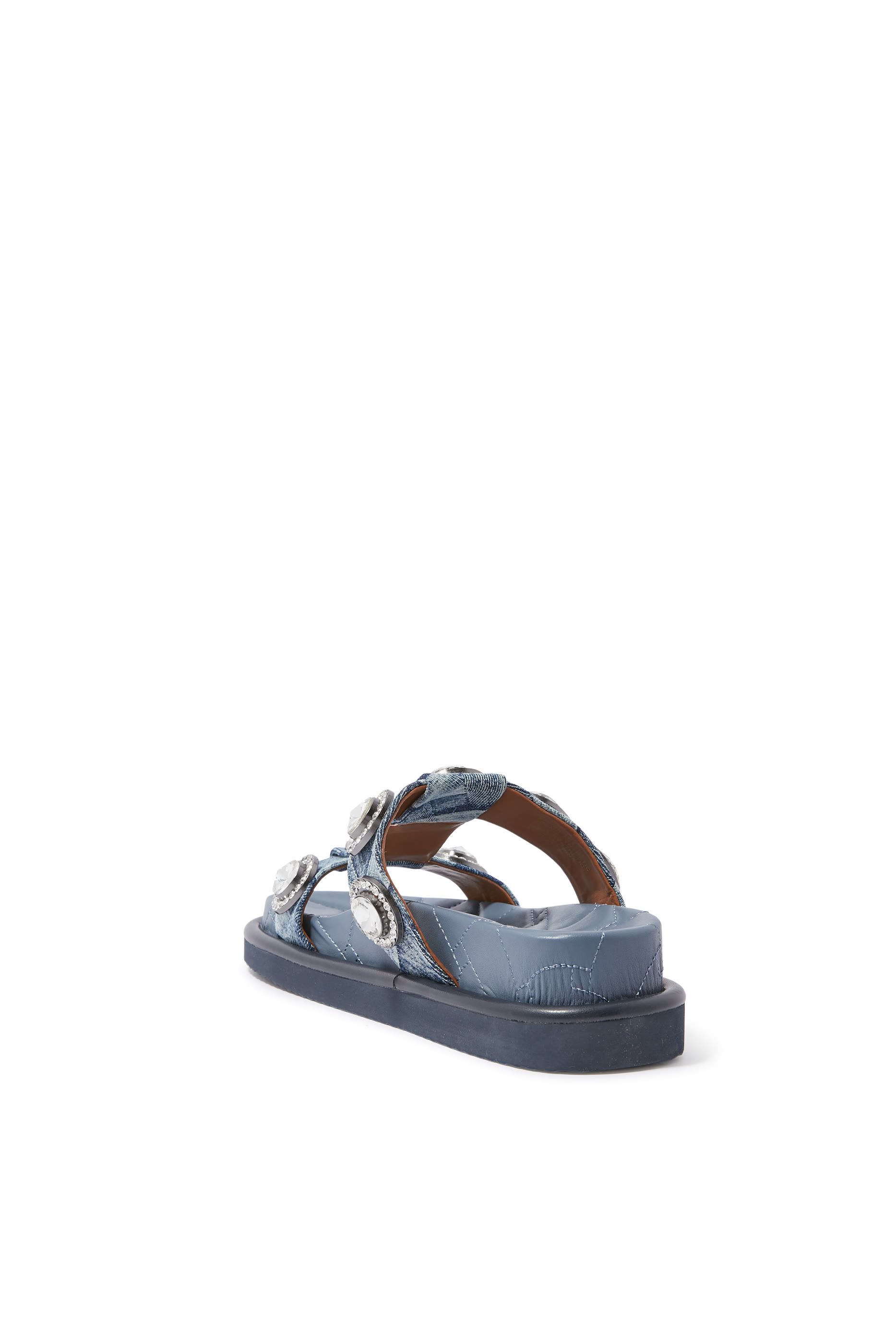 Orson Crystal Denim Sandals