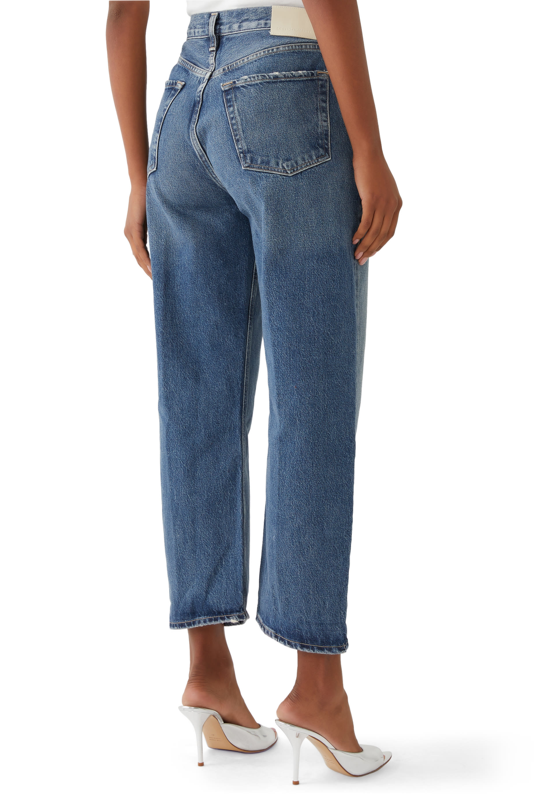 Dahlia Low Rise Soft Barrel Jeans
