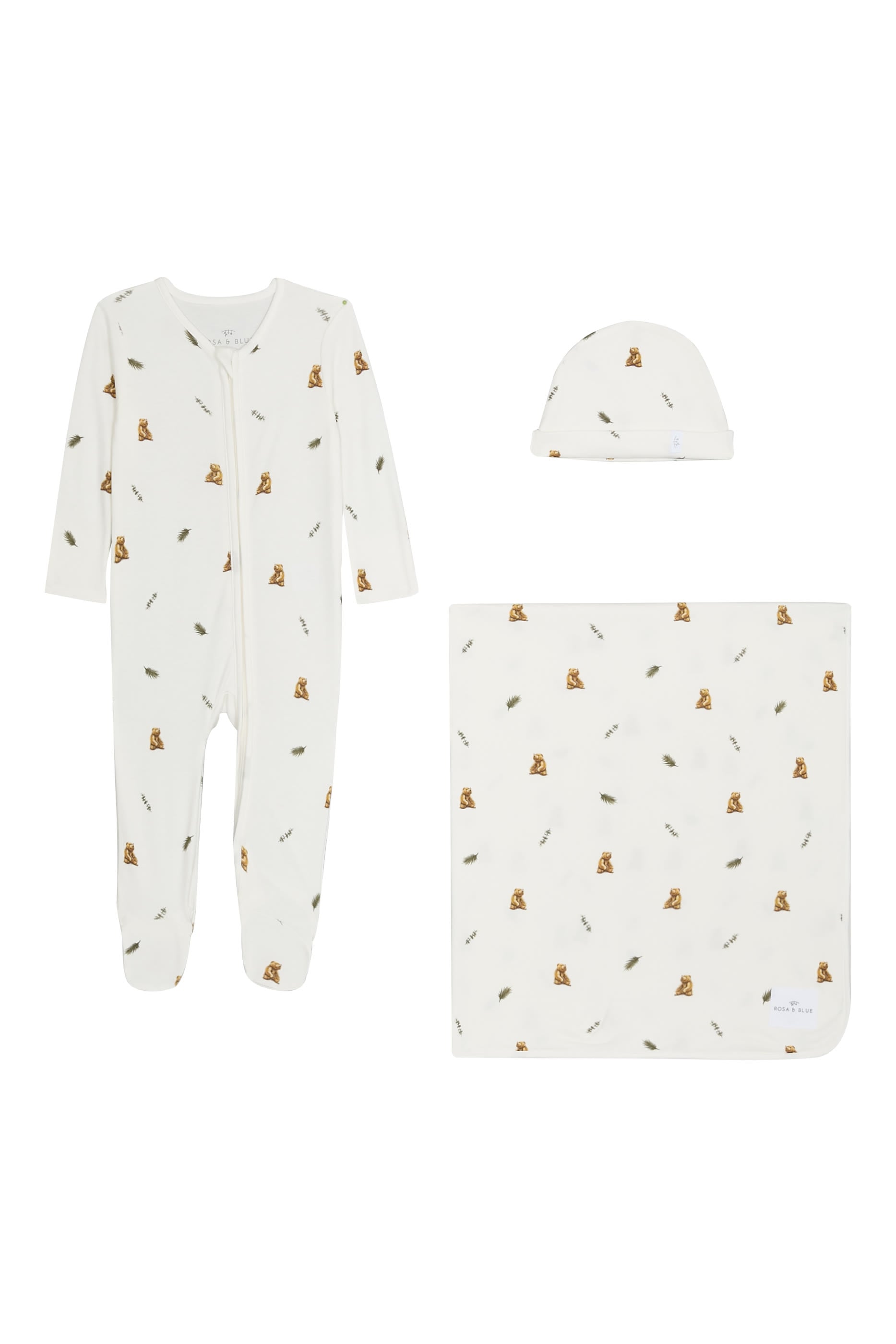 Kids  Brown Bear Print New Arrival Gift Set