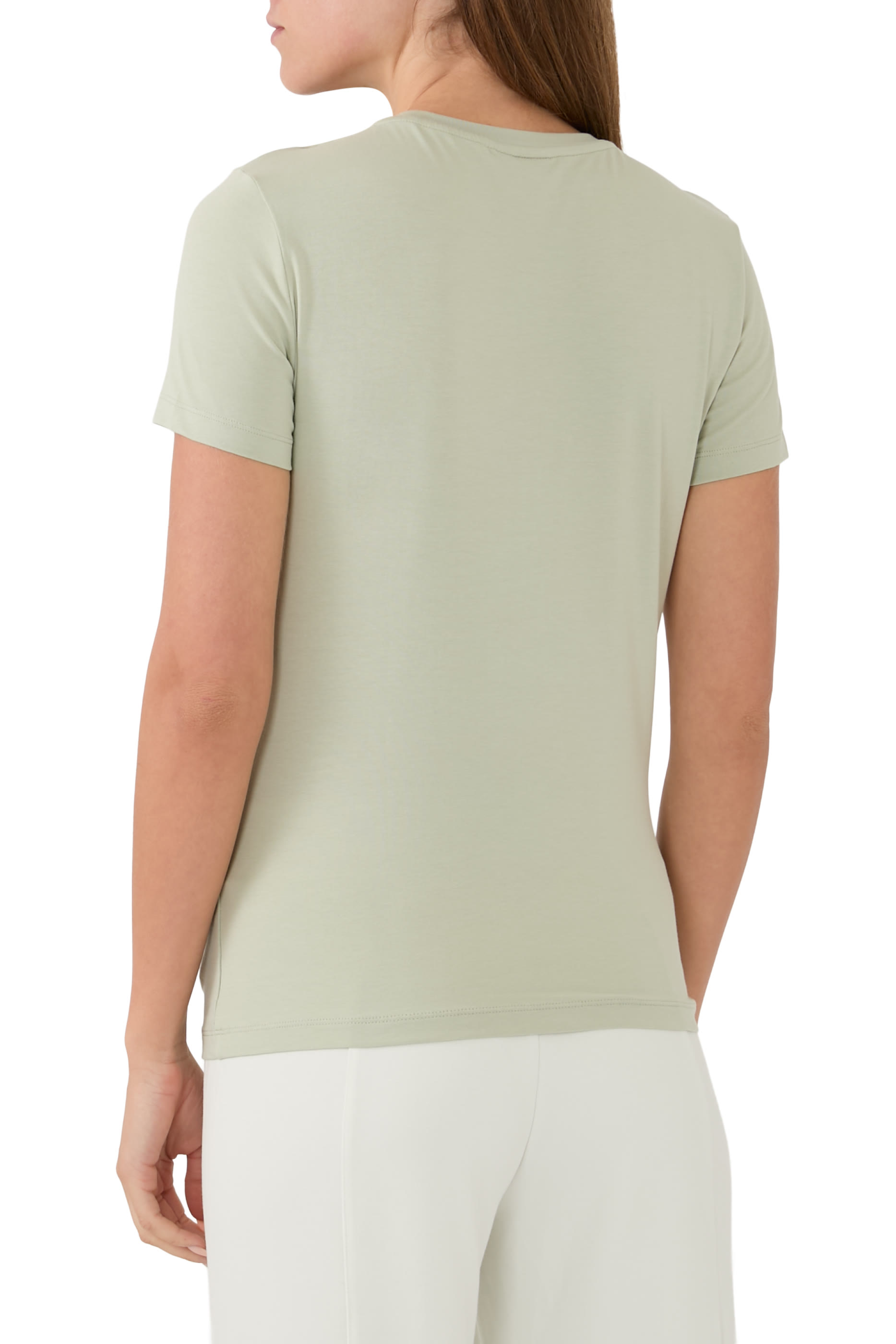 Metallic Graphic Logo T-Shirt