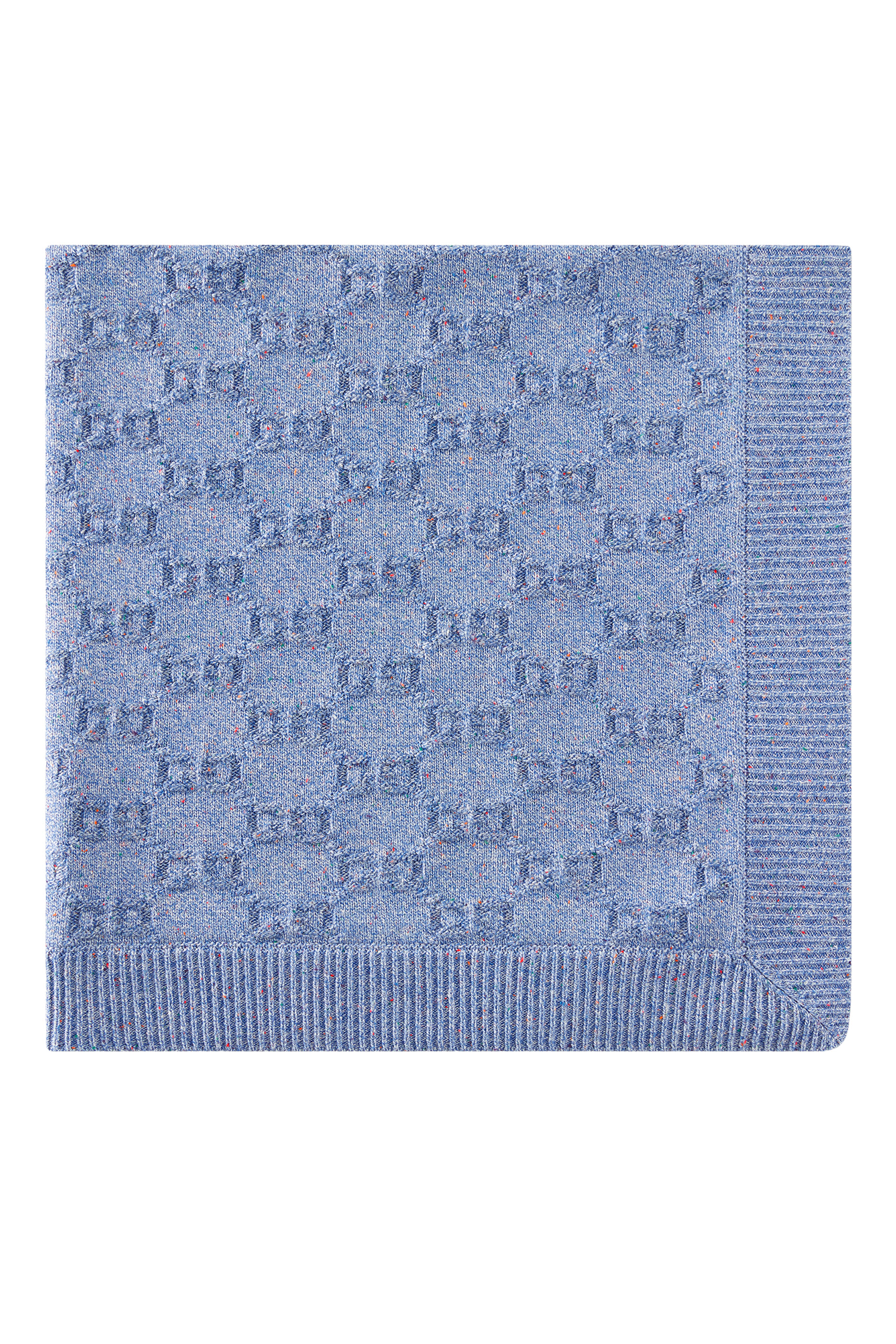 Kids GG Cotton Jacquard Blanket