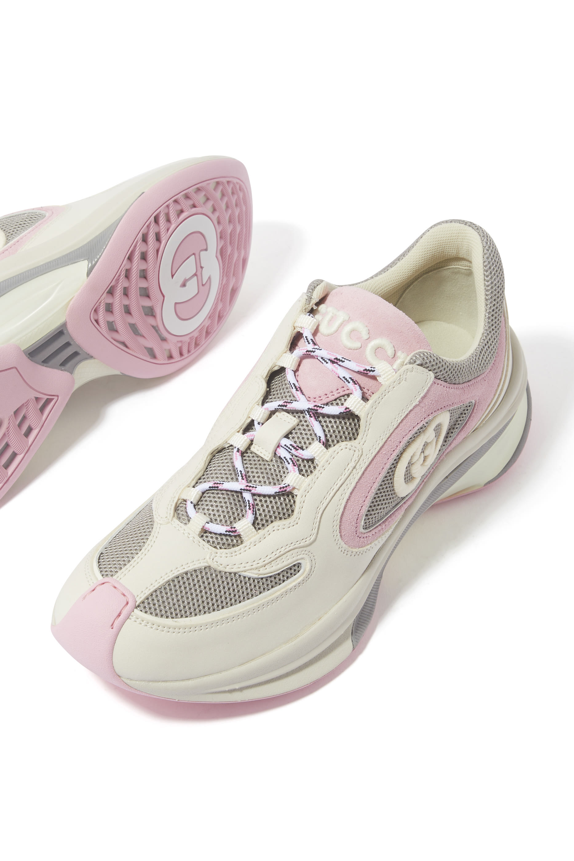 Interlocking G Leather Sneakers