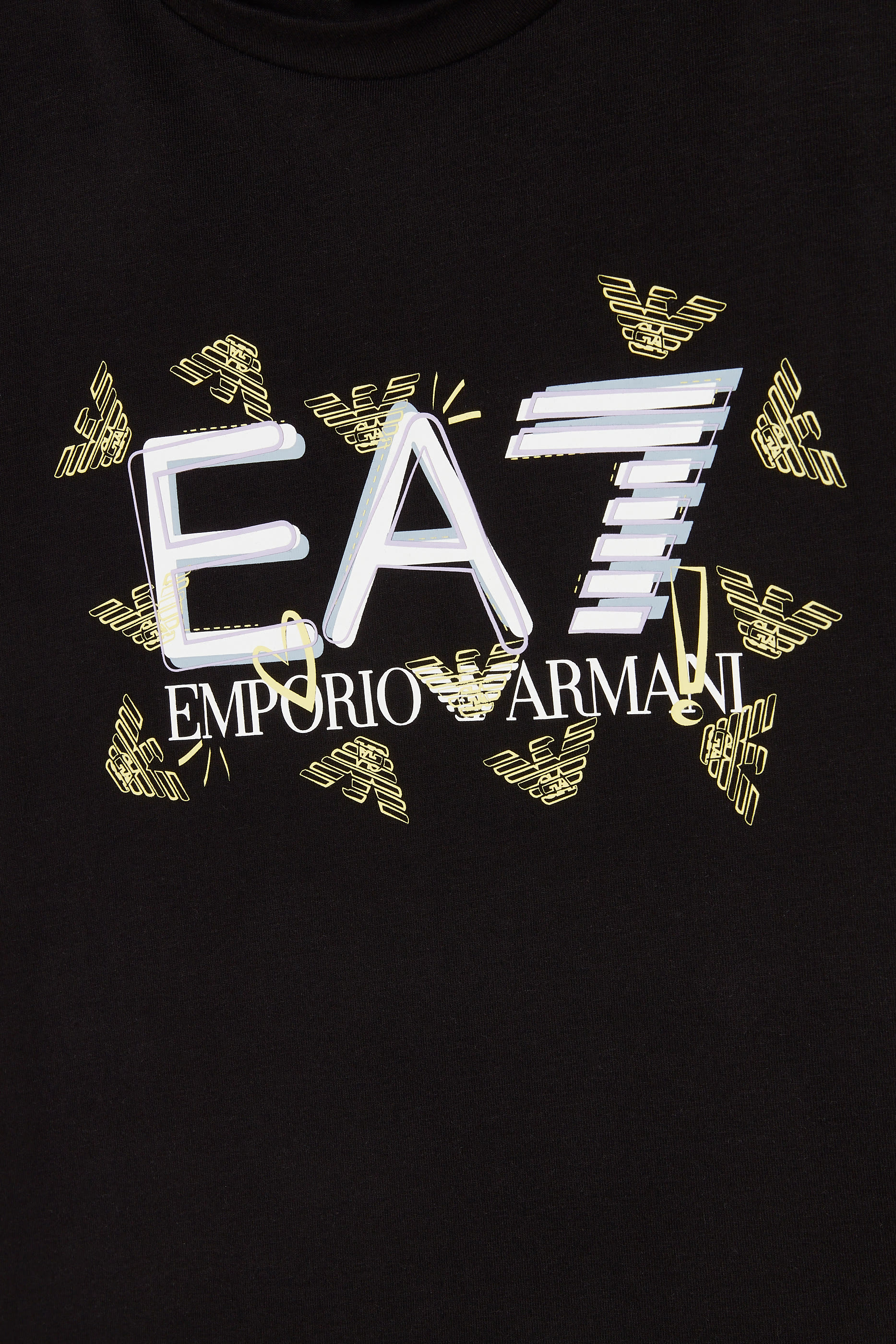 Kids EA7 Logo T-Shirt