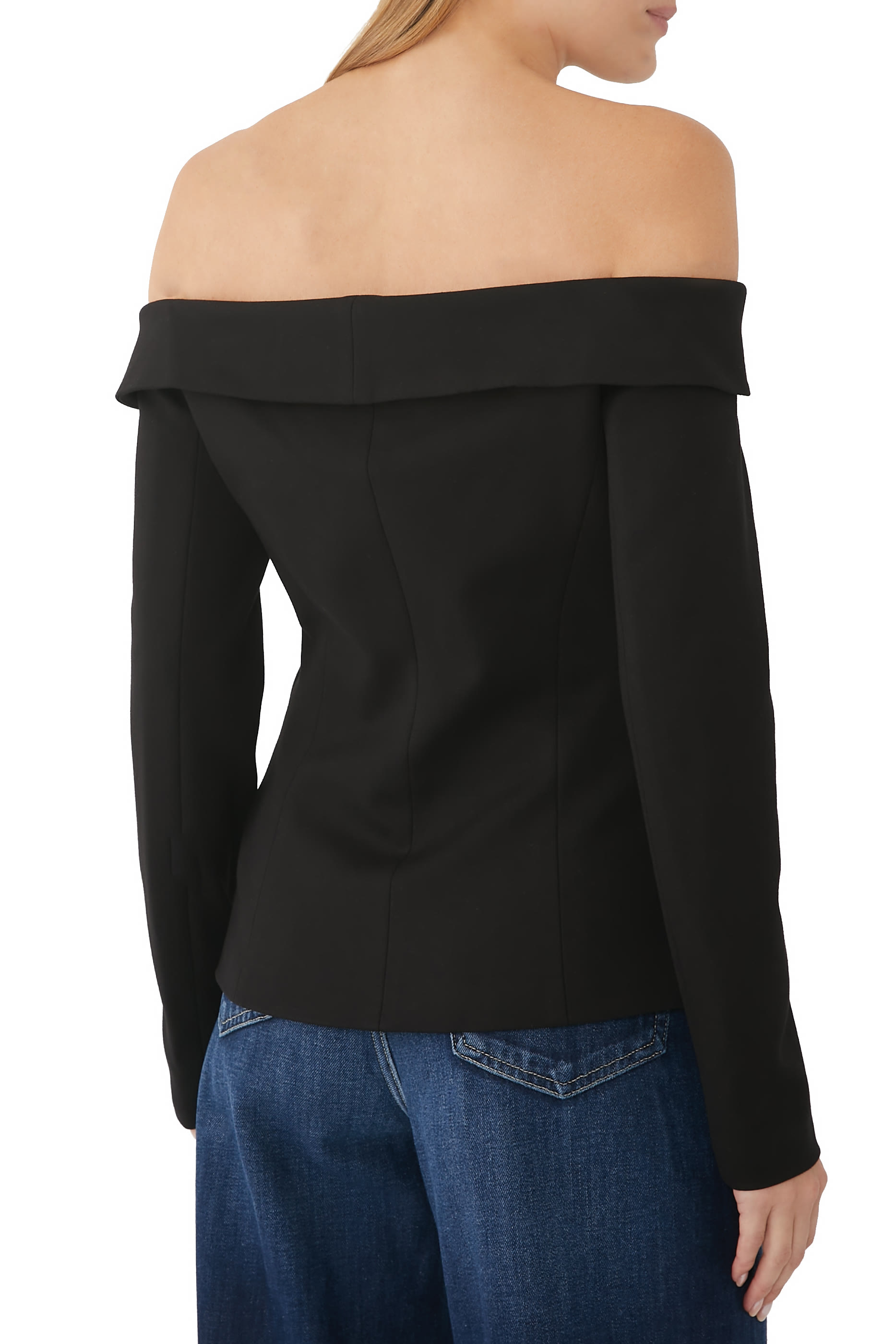 Stephan Off Shoulder Blazer