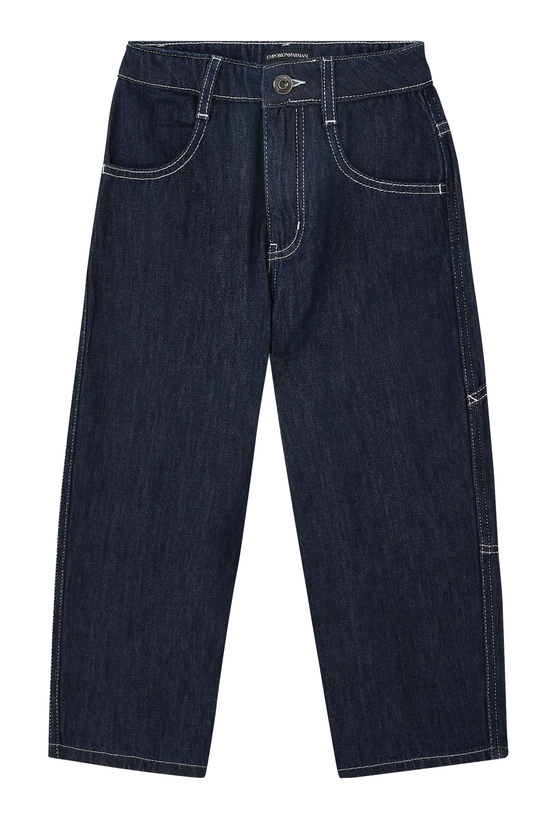 Kids Wide-Leg Denim Jeans