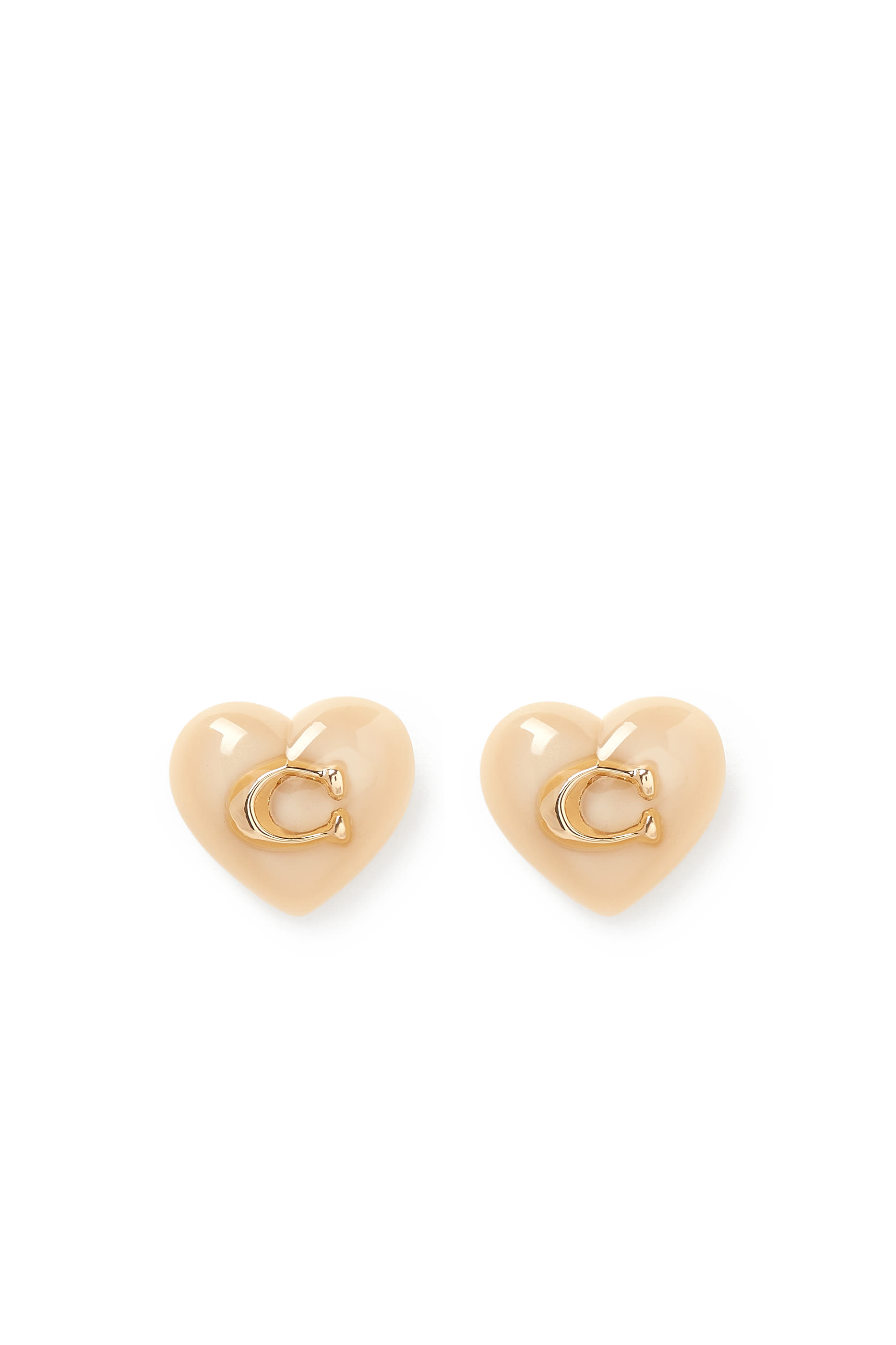 Signature Heart Stud Earrings