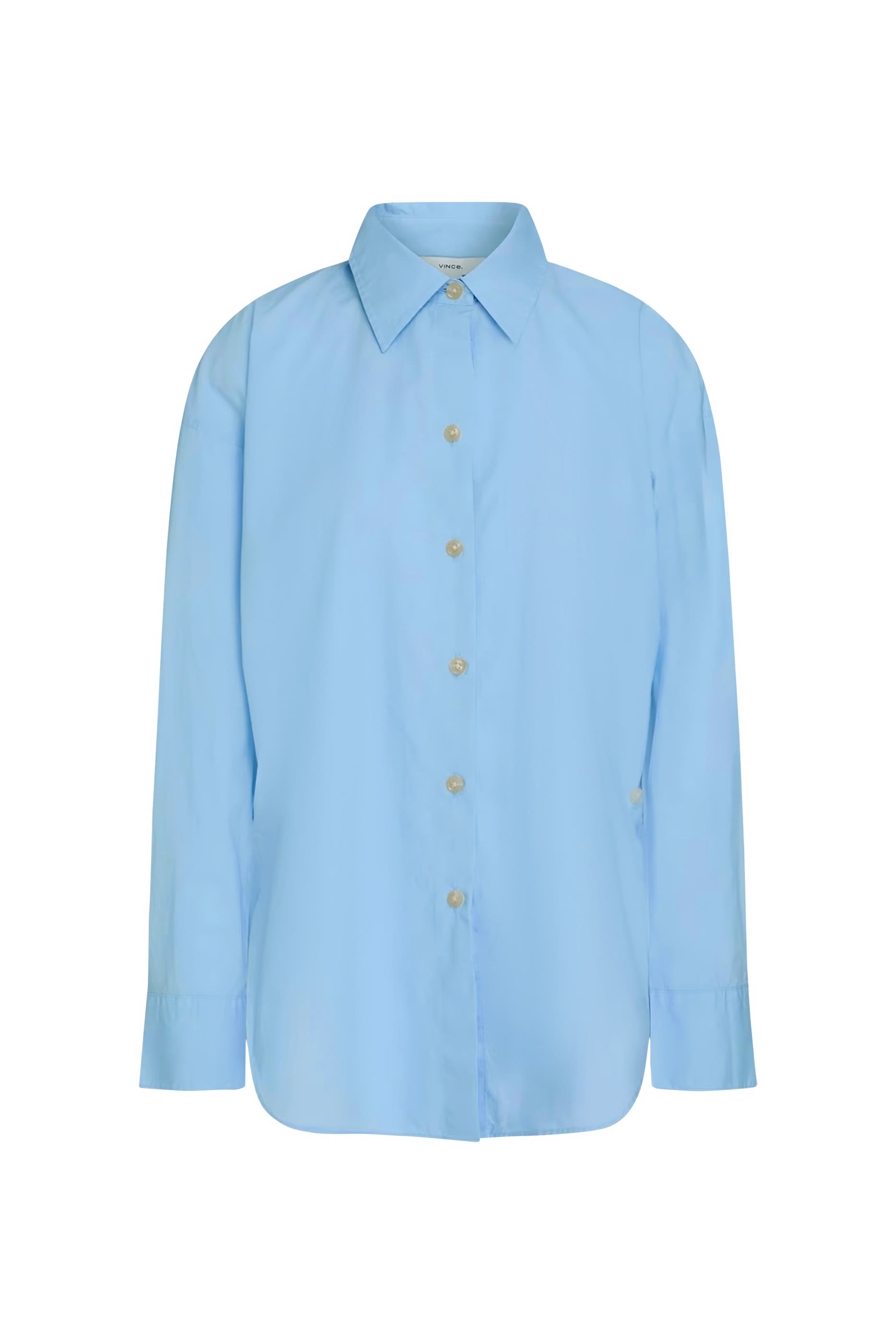 Stretch-Silk Button-Front Blouse 