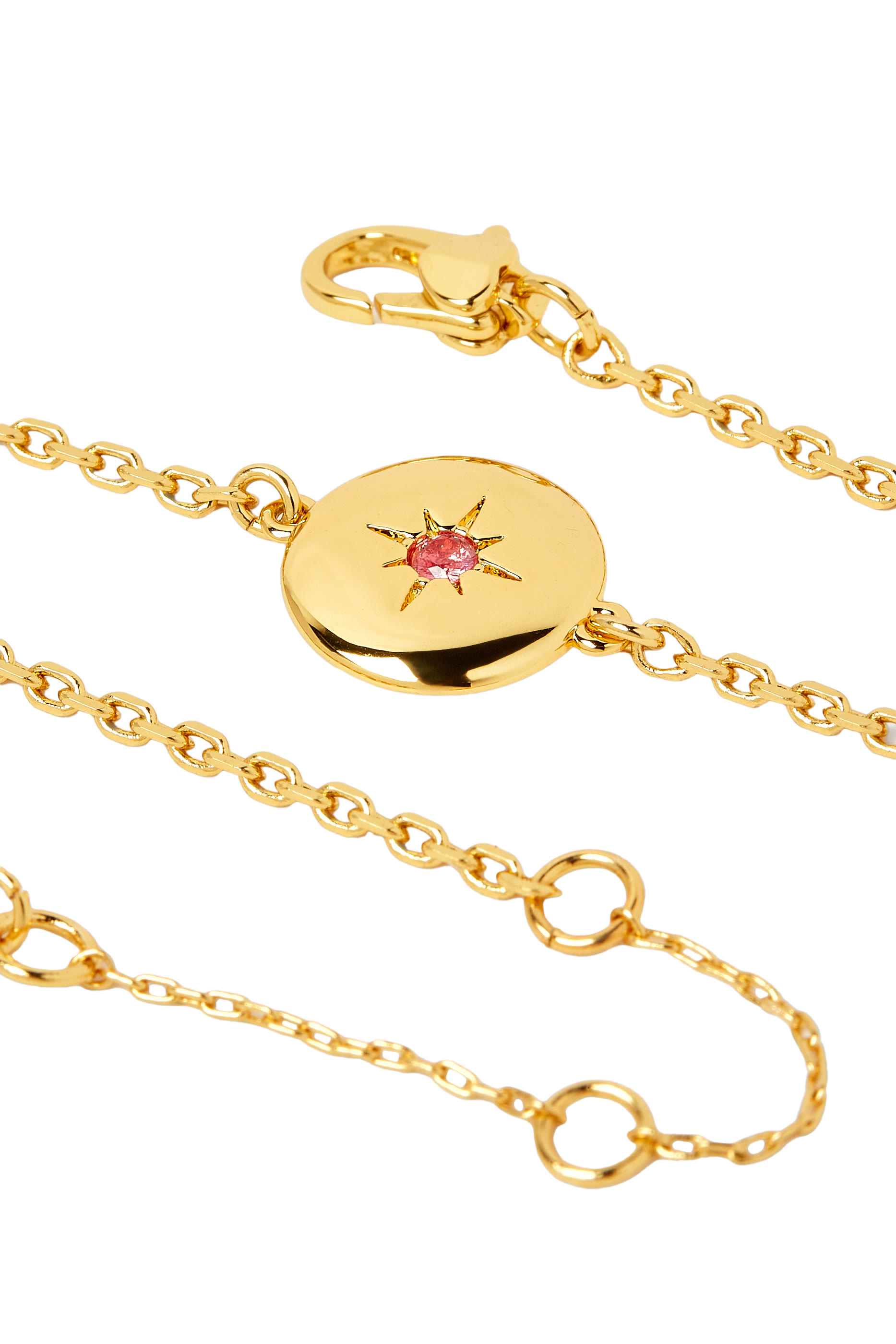 The Color Spark Collection Pink Peace Medallion Bracelet