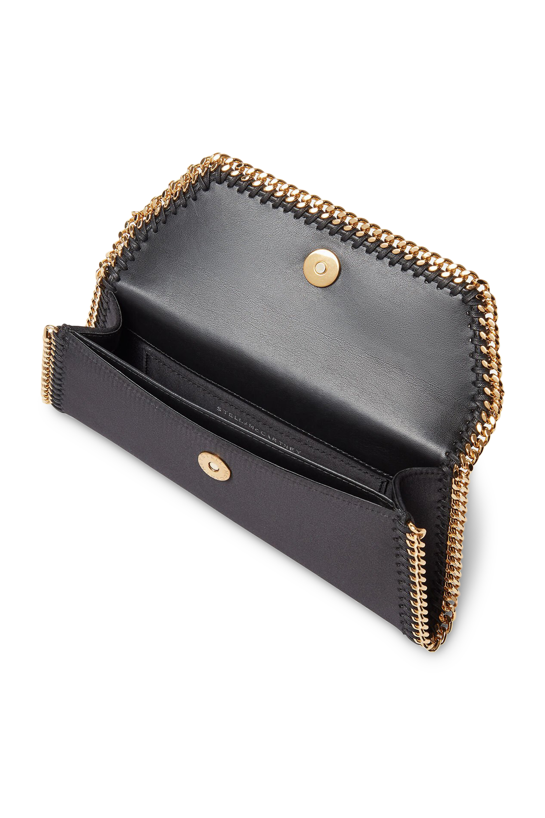 Falabella Multi-Chain Satin Clutch