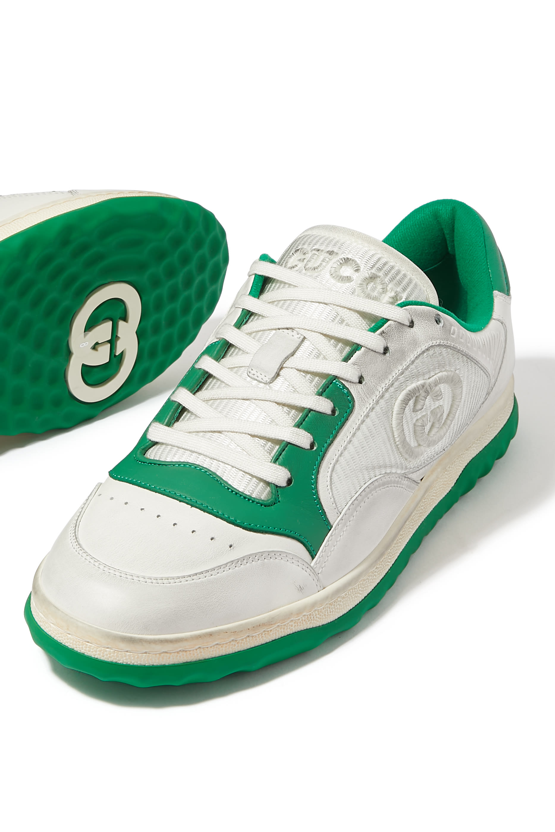 MAC80 Leather and Fabric Sneakers