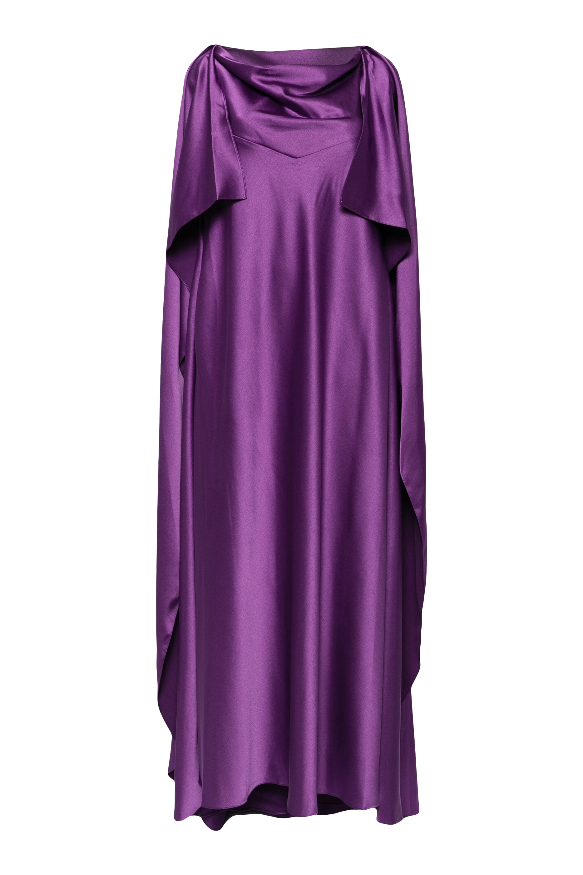 Wafa Cape Sleeves Dress