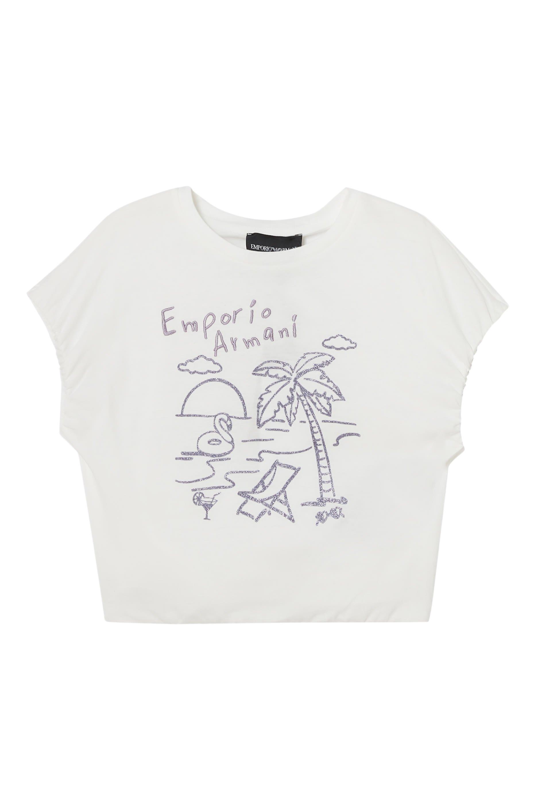 Kids Beach-Print T-Shirt