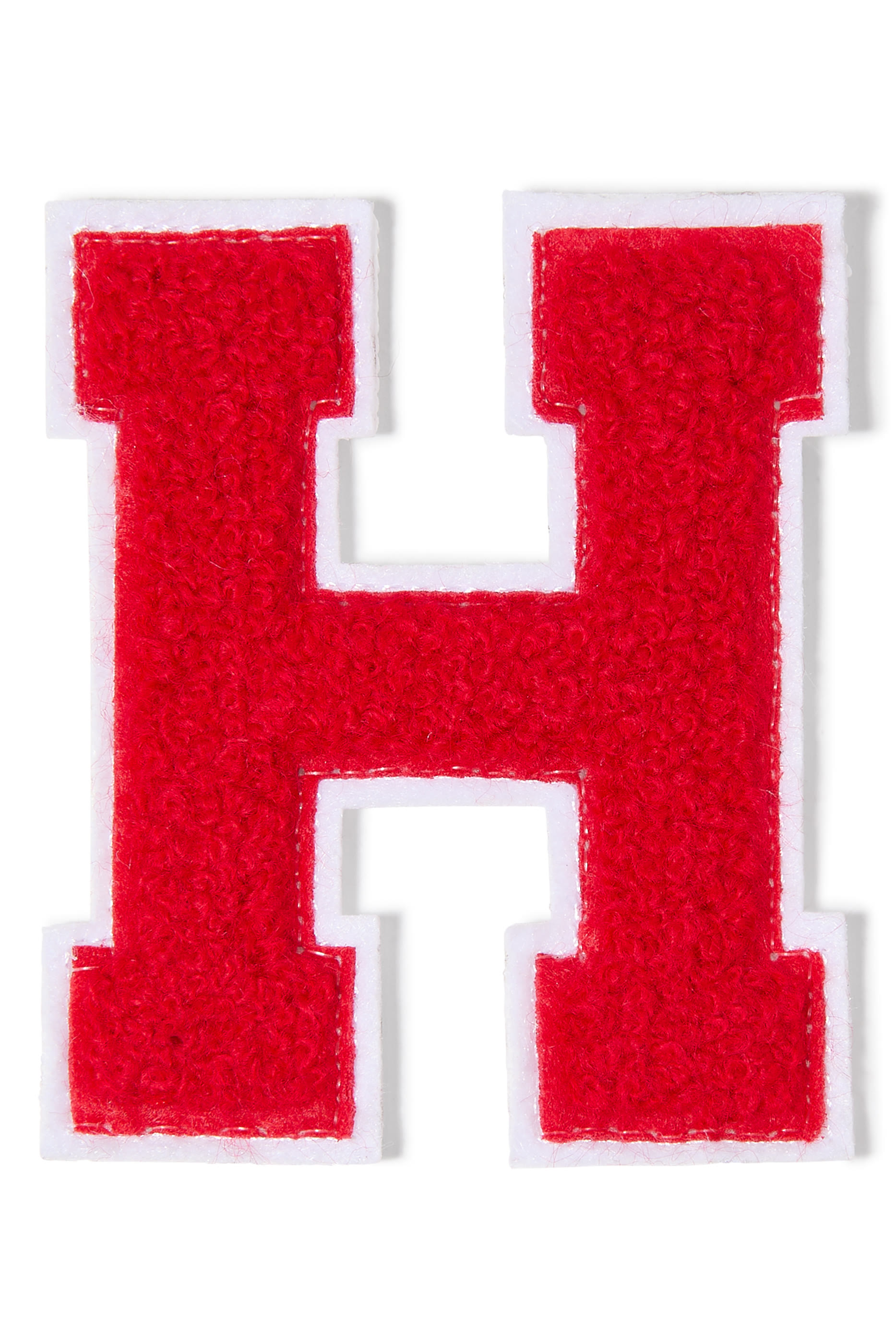 Kids Chenille Varsity Letter H Patch