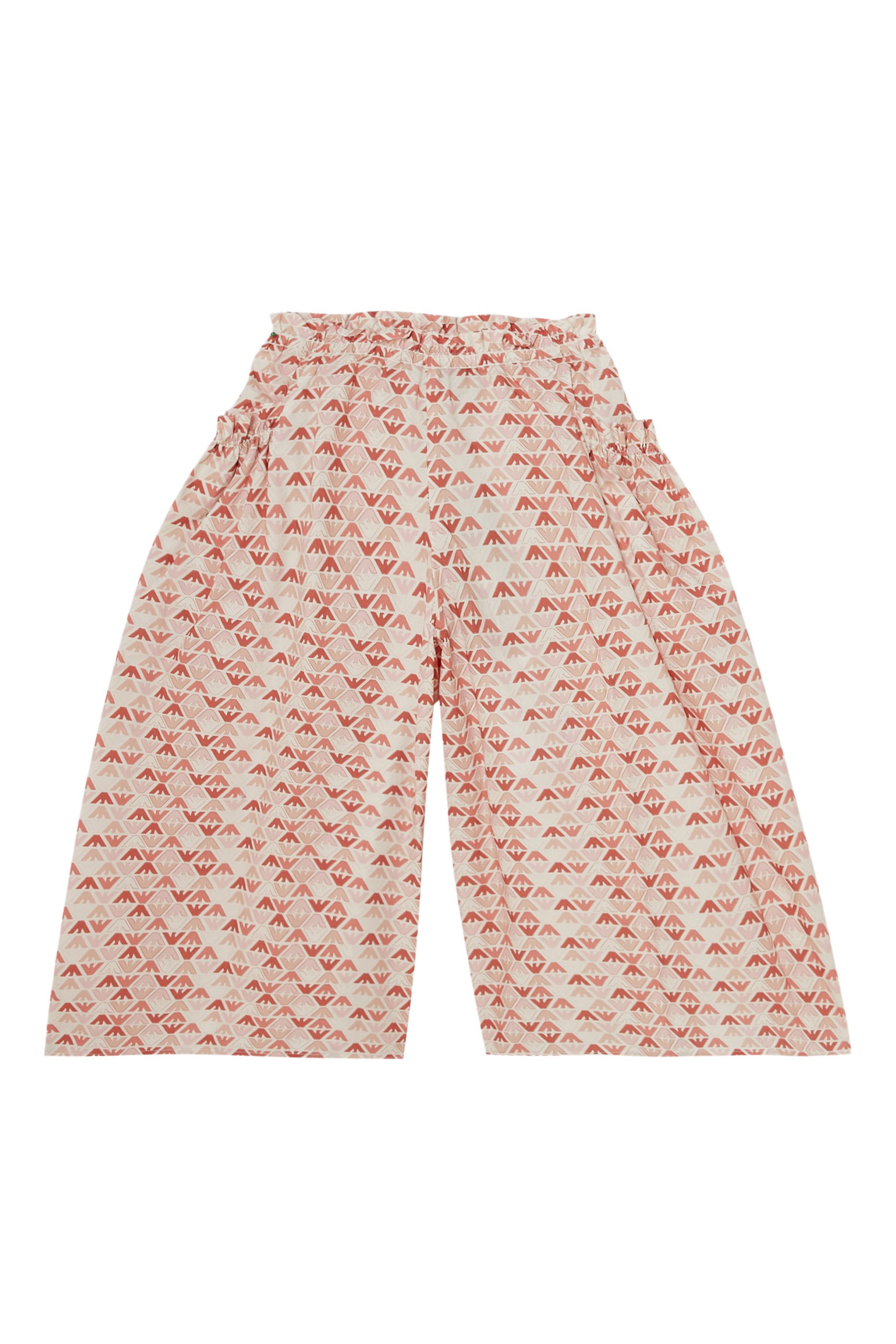 Kids All-Over Print Poplin Trousers