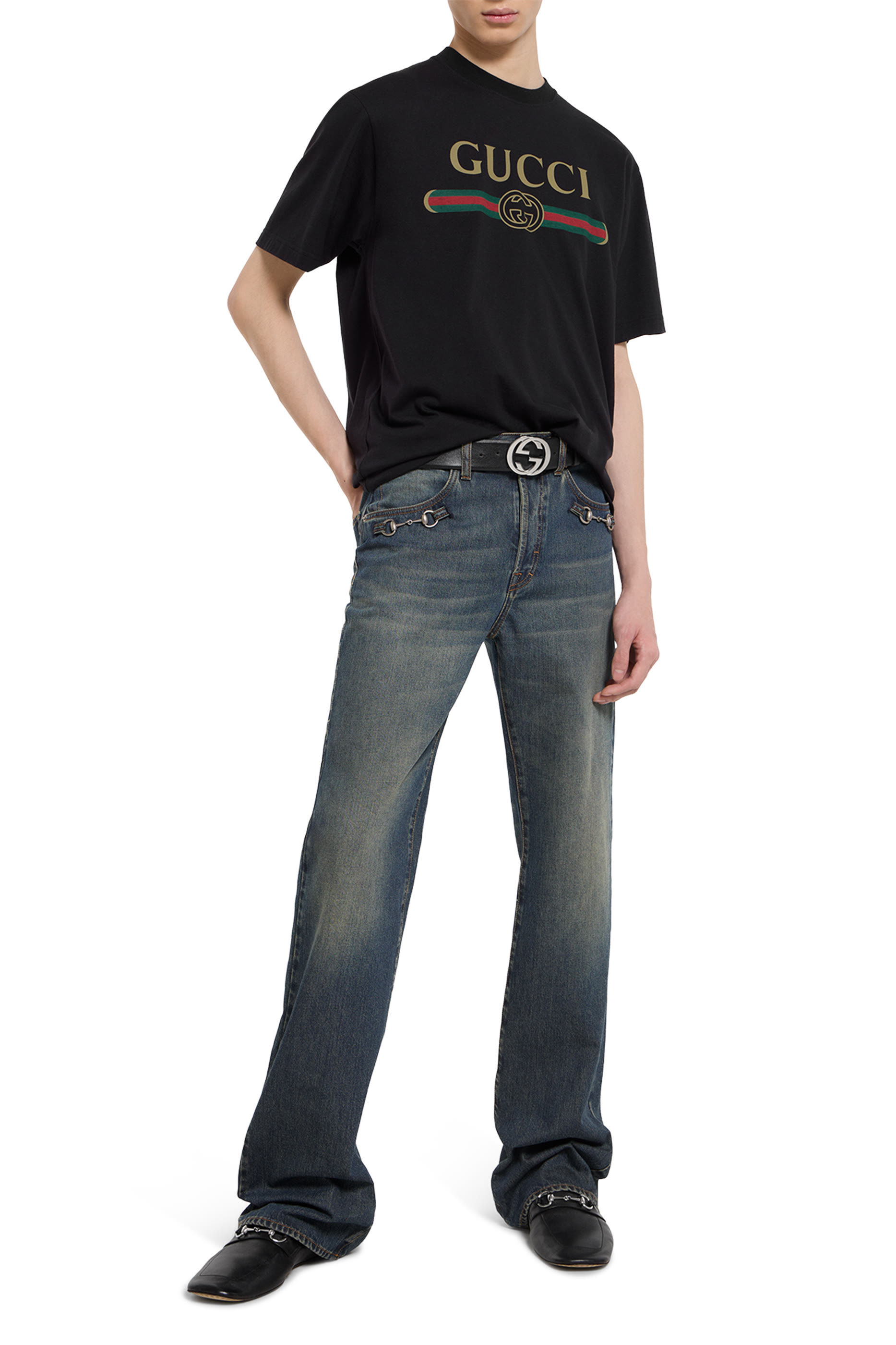  Silk Blend Jersey T-shirt with Print