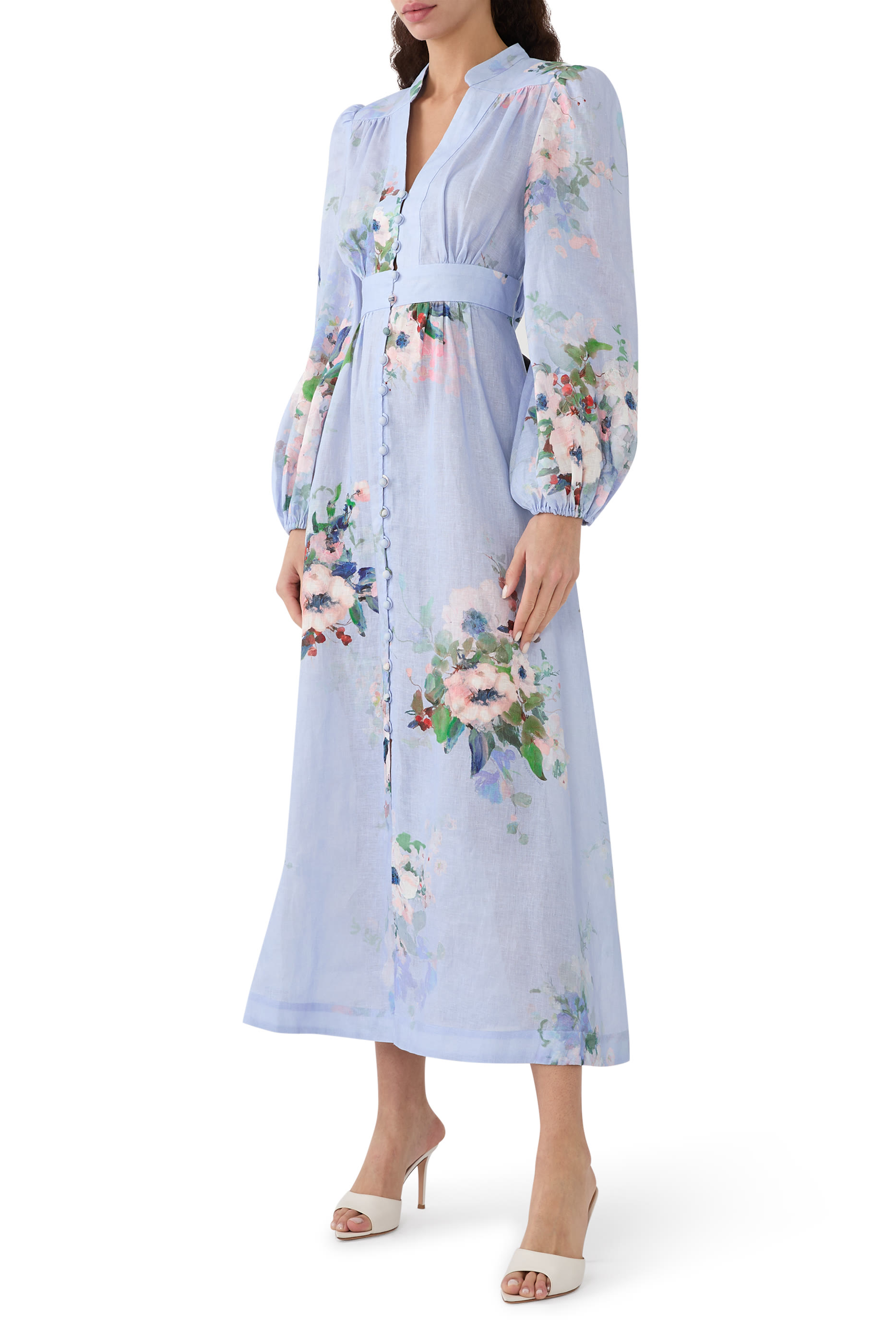 Everley Floral Midi Dress