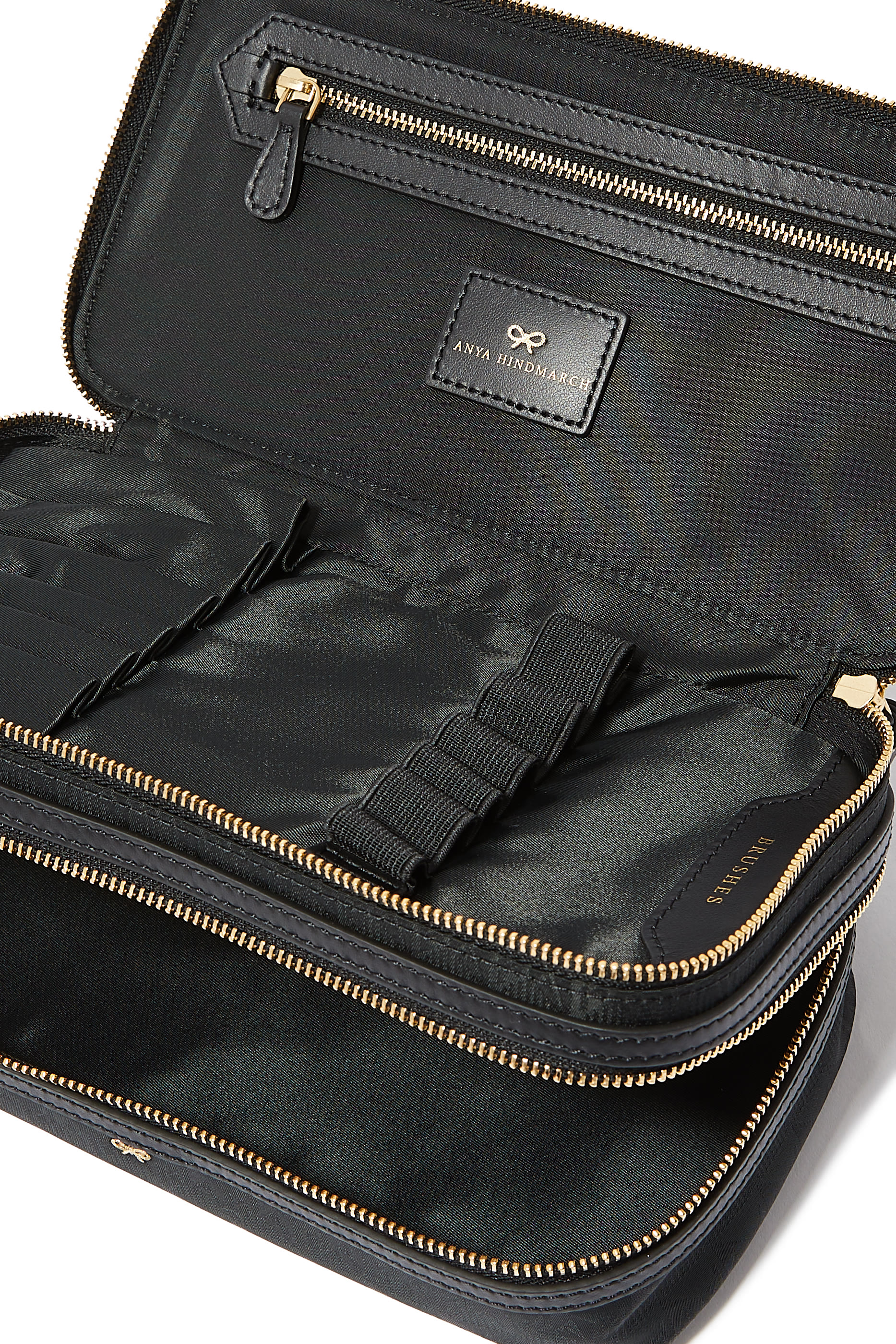 Logo Nylon Makeup Bag