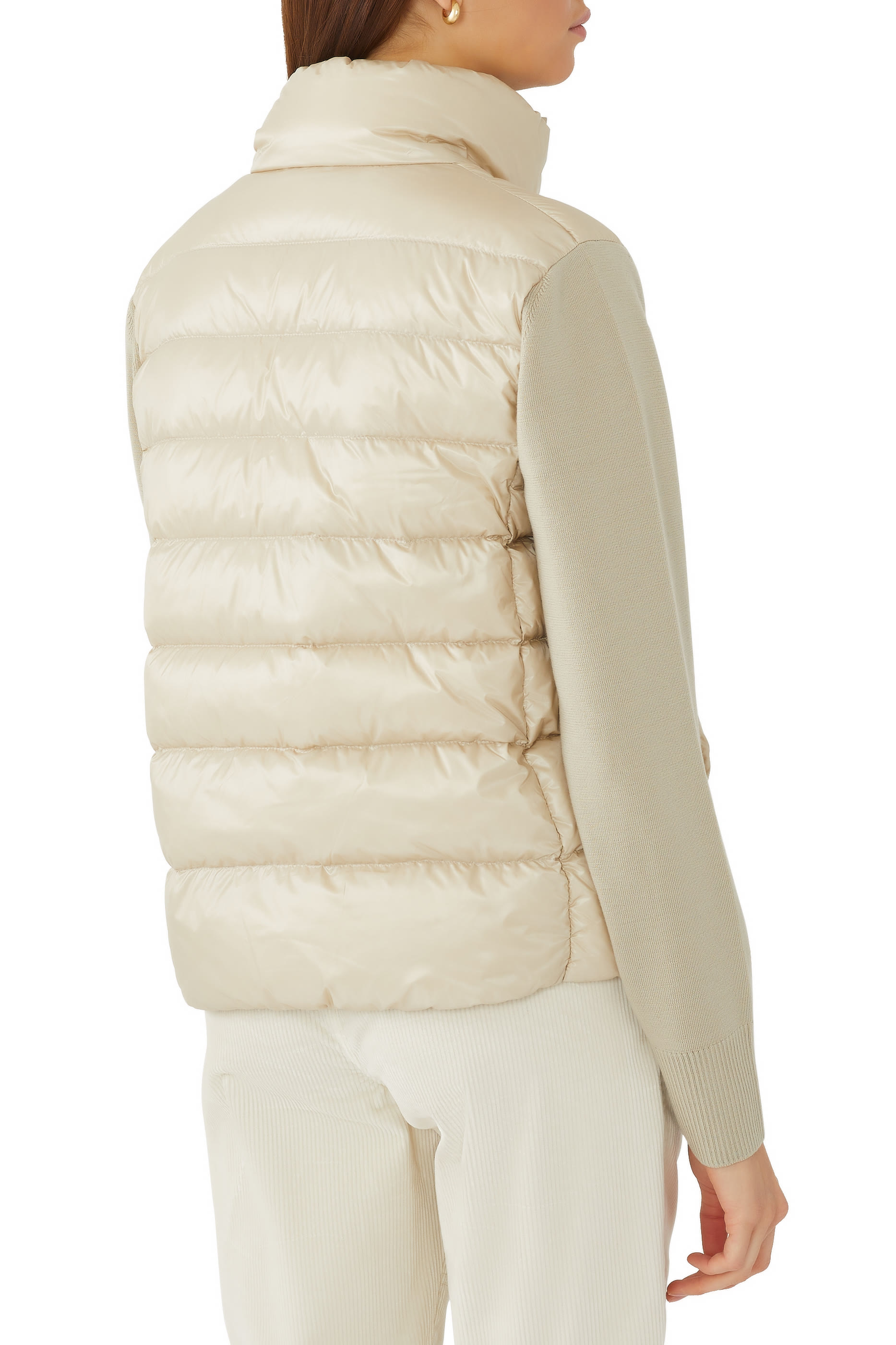 Padded Wool Cardigan