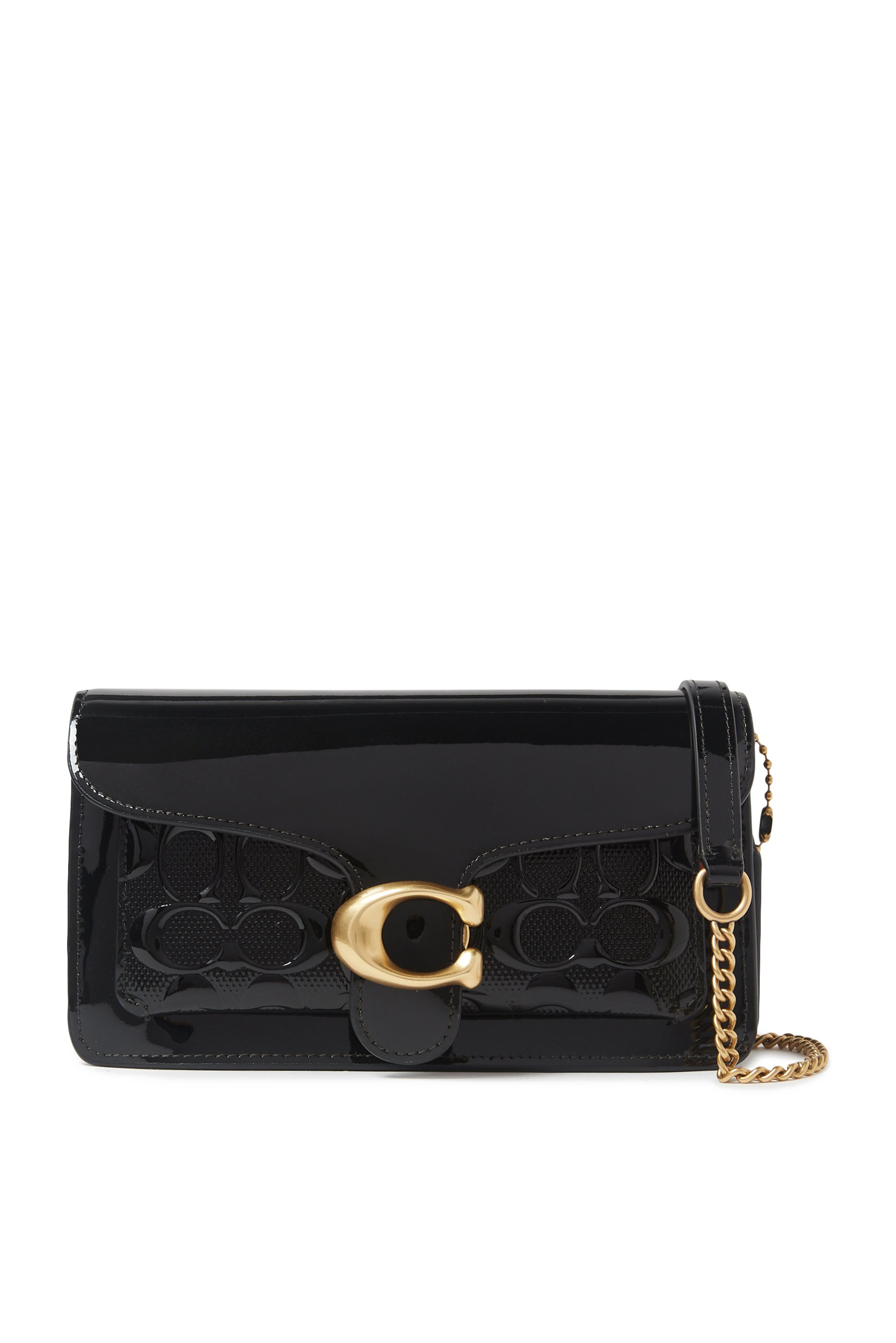 Tabby Signature Patent Leather Clutch Bag