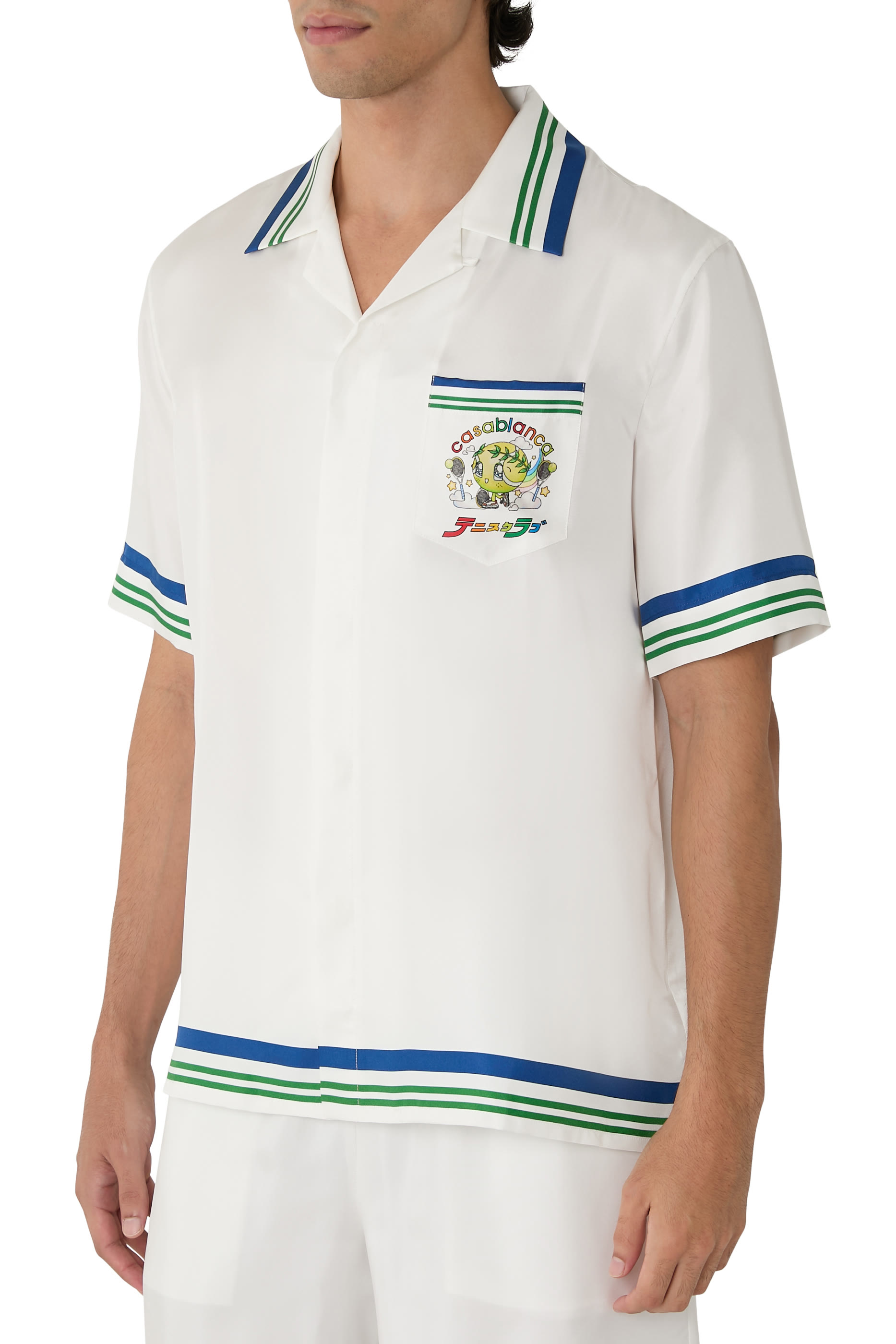 Tennis Mascot Silk Twill Shirt 