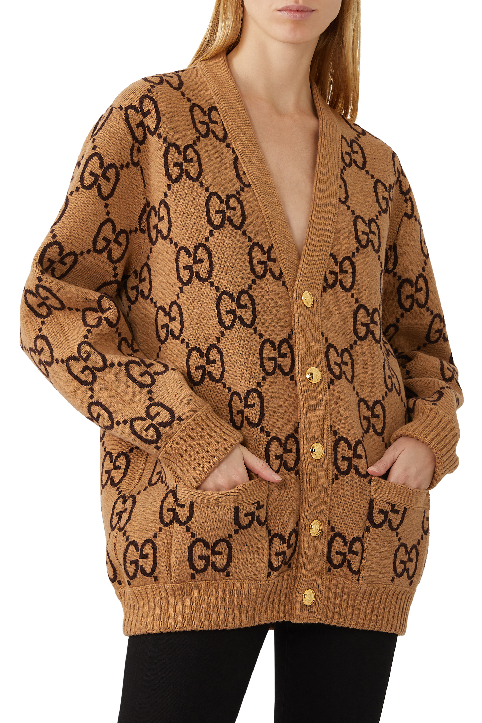 Reversible Knit Wool Cardigan
