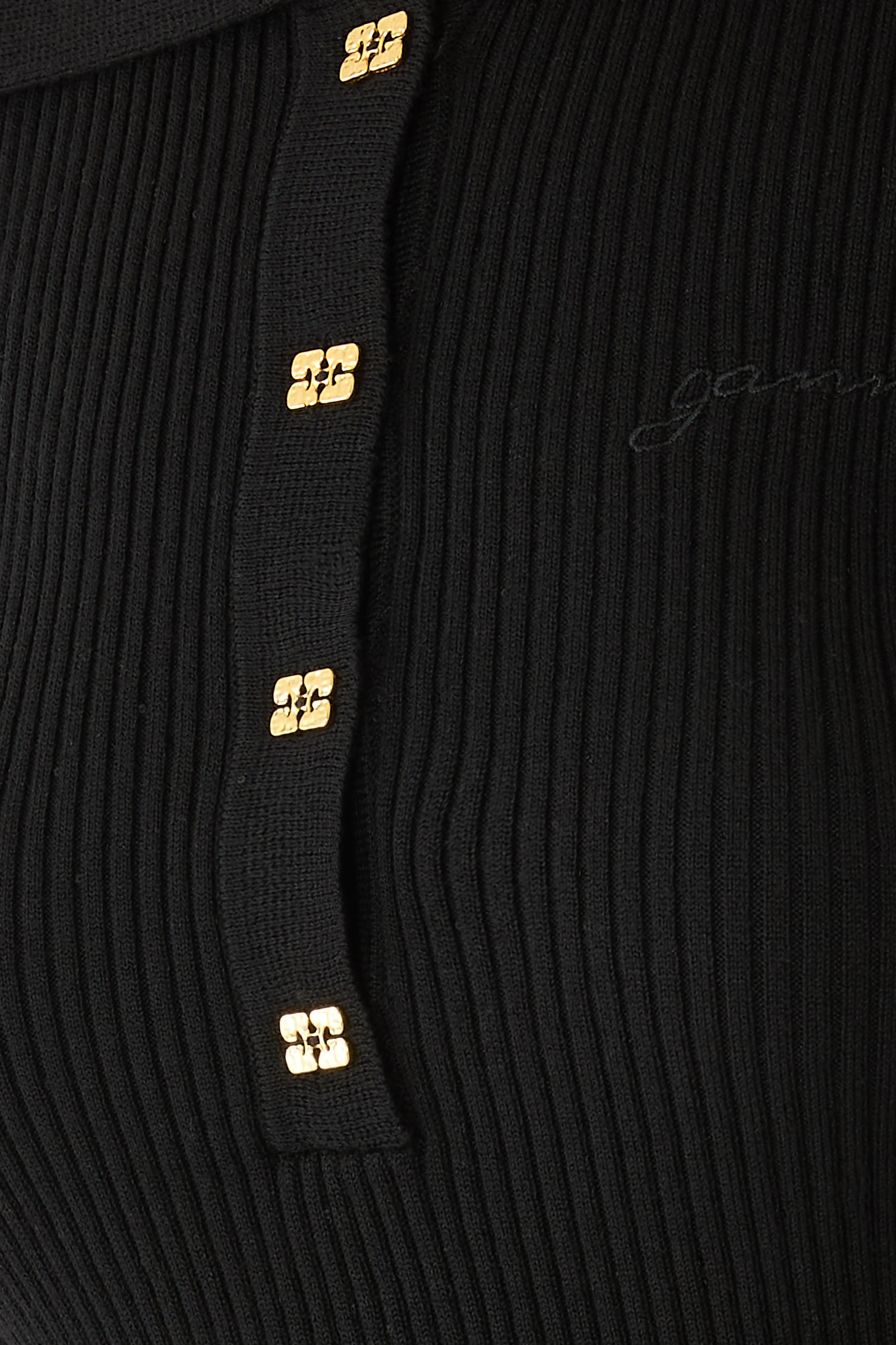 Fine Sequin Knitted Polo