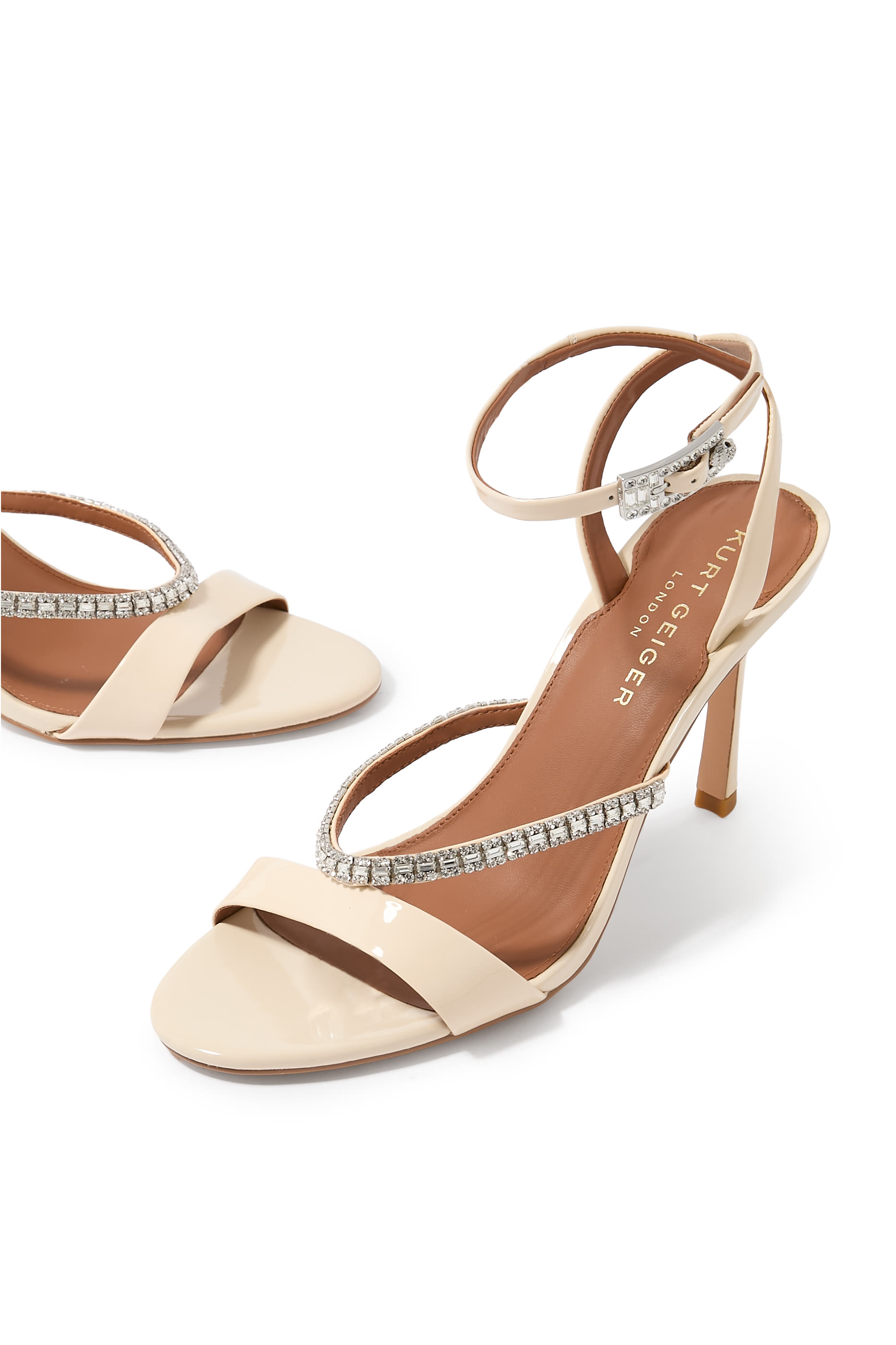 Crystal Strap 90 Sandals