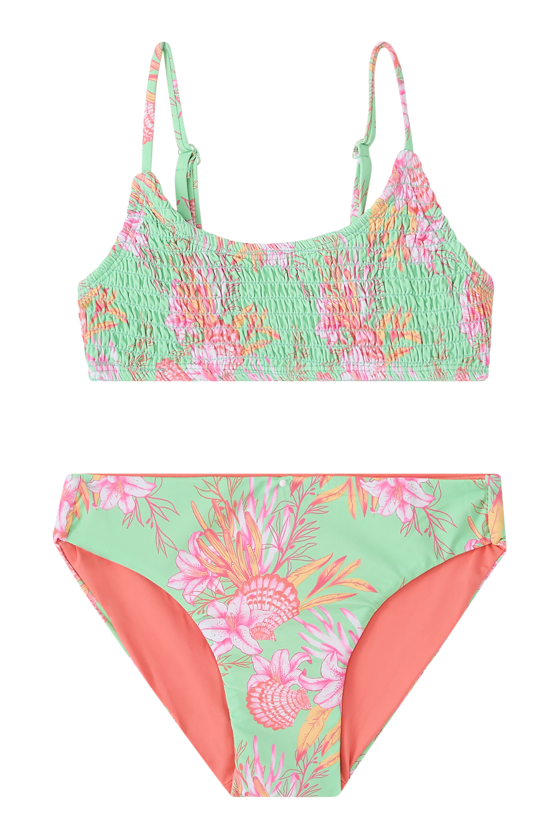 Kids Coastal Shells Sustainable Bikini