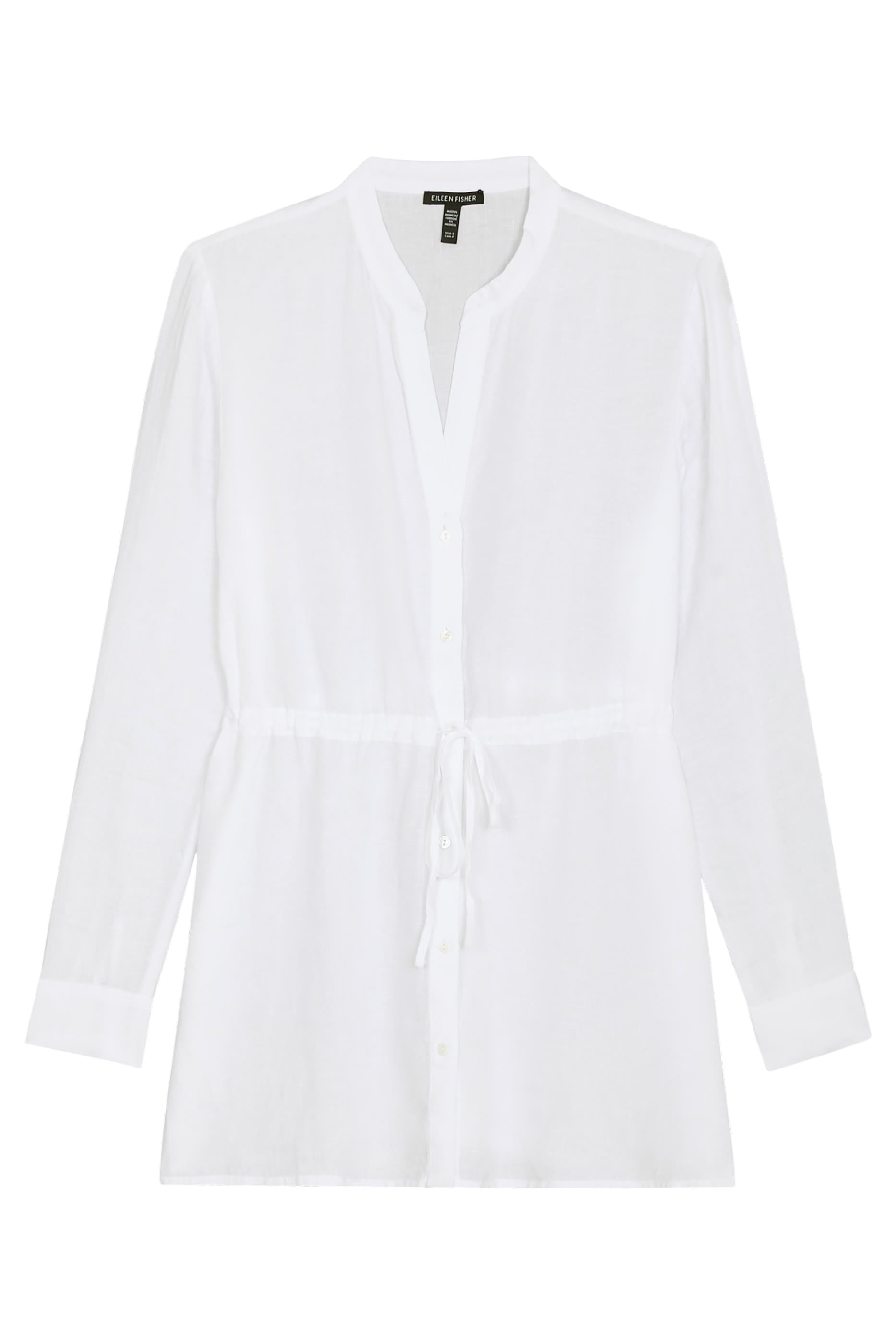 Collar Drawstring Shirt
