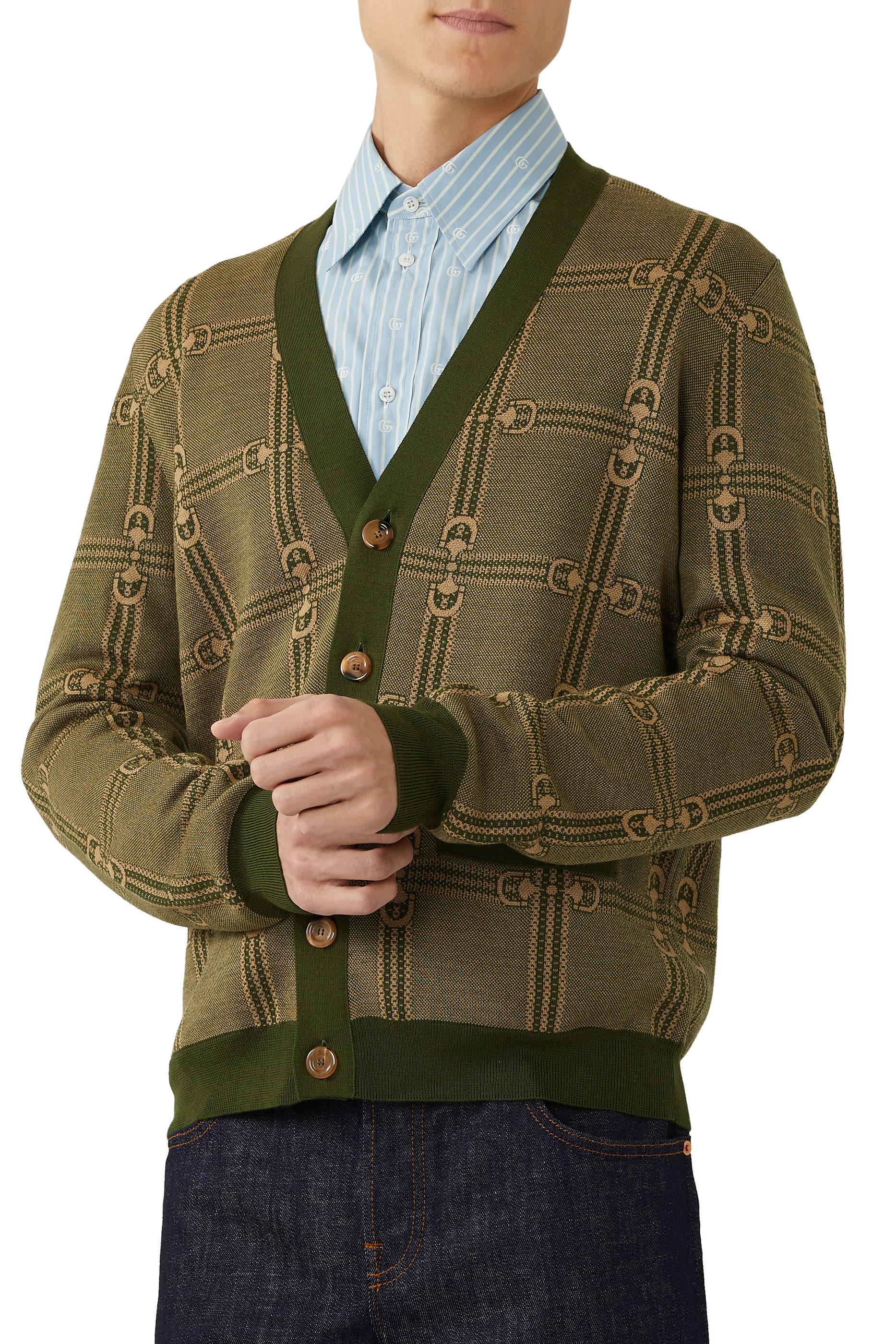 Horsebit Knit Cardigan