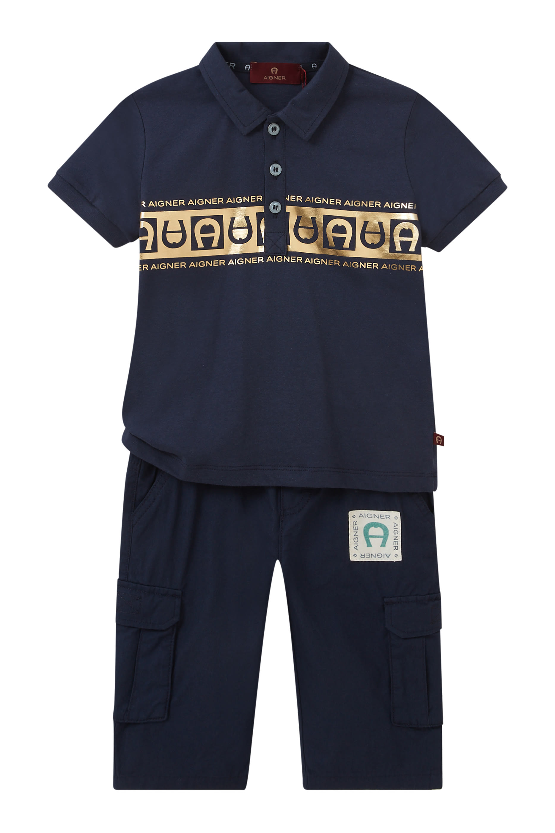 Kids Cotton Bermuda Cargo Shorts