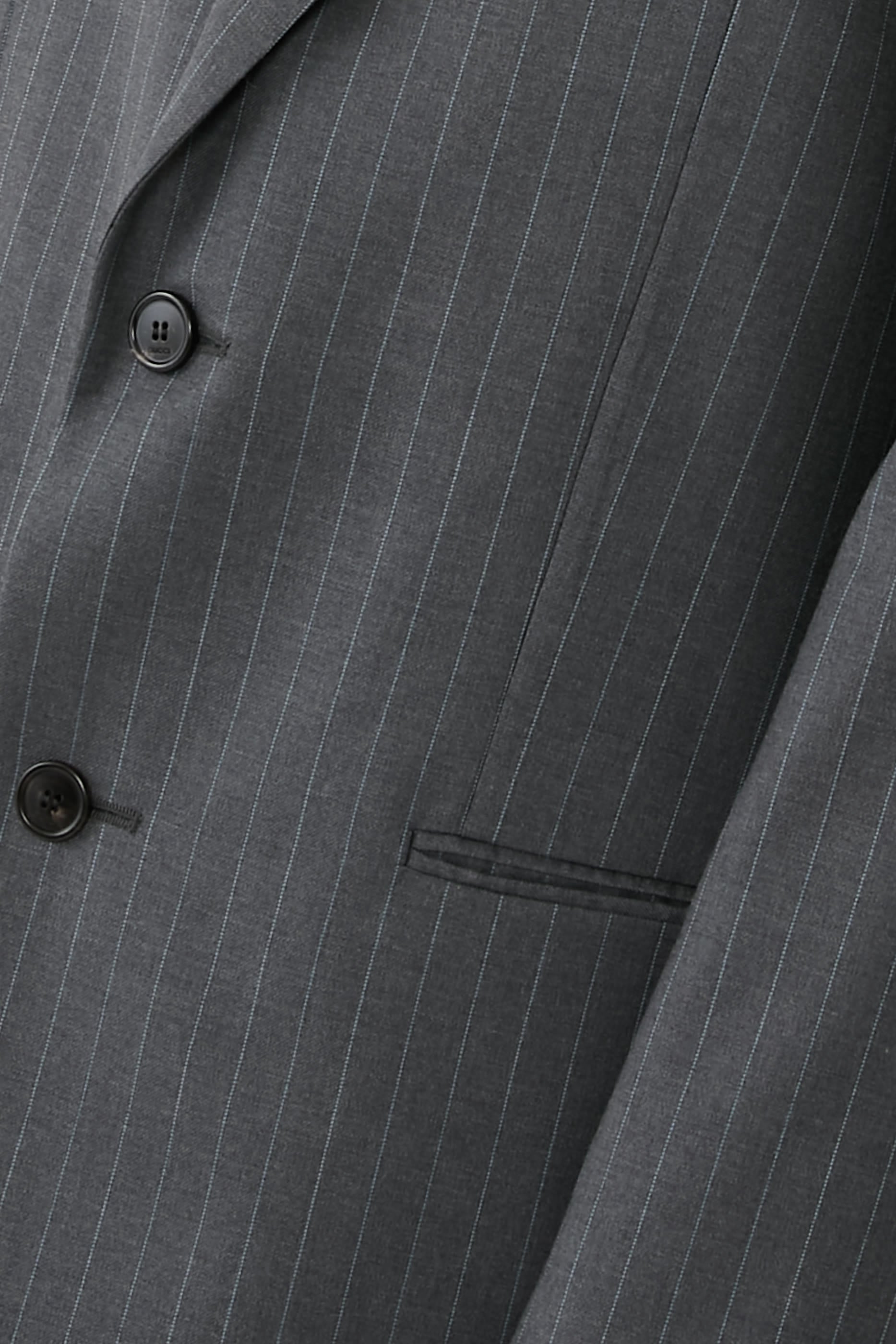 Pinstripe Wool Jacket