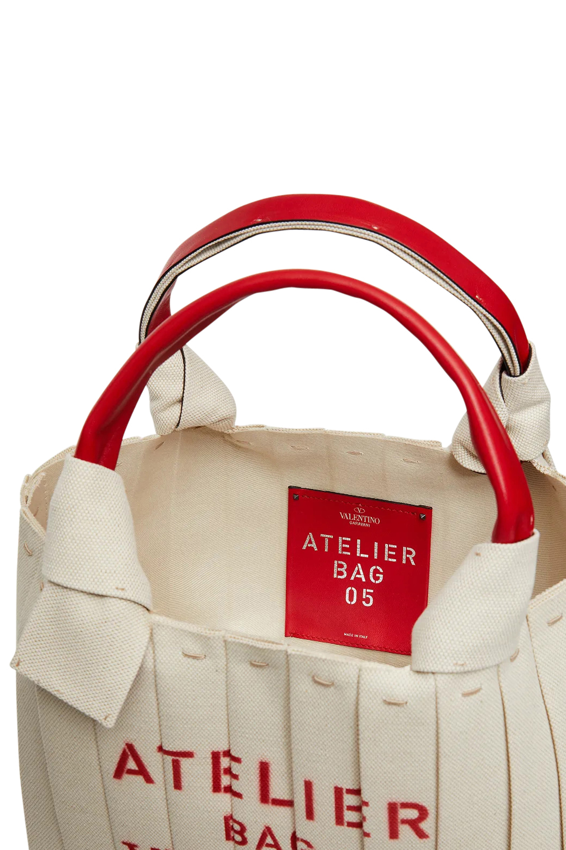 Small Valentino Garavani Atelier Bag Canvas Tote