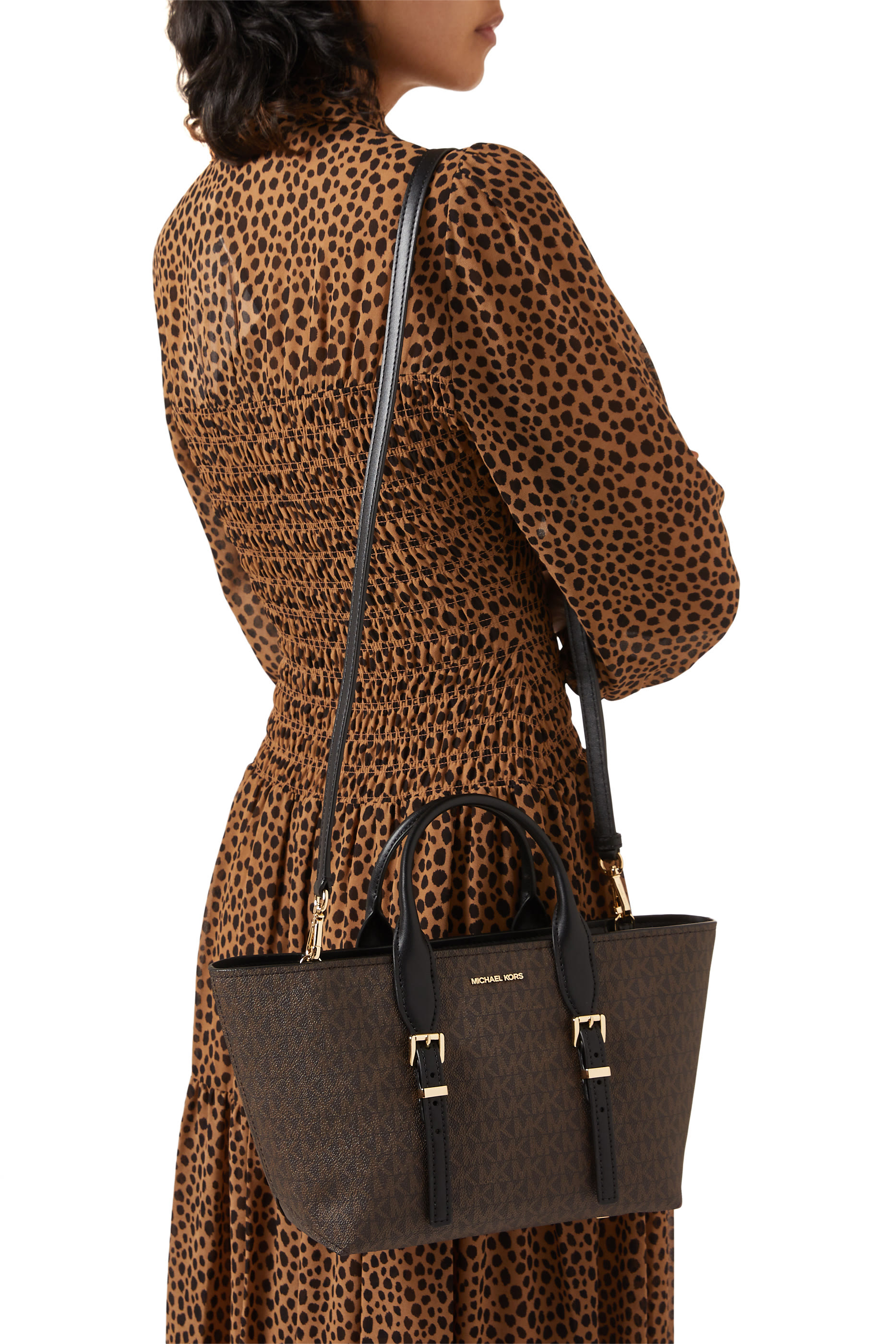 Moore Small Signature Logo Satchel Bag