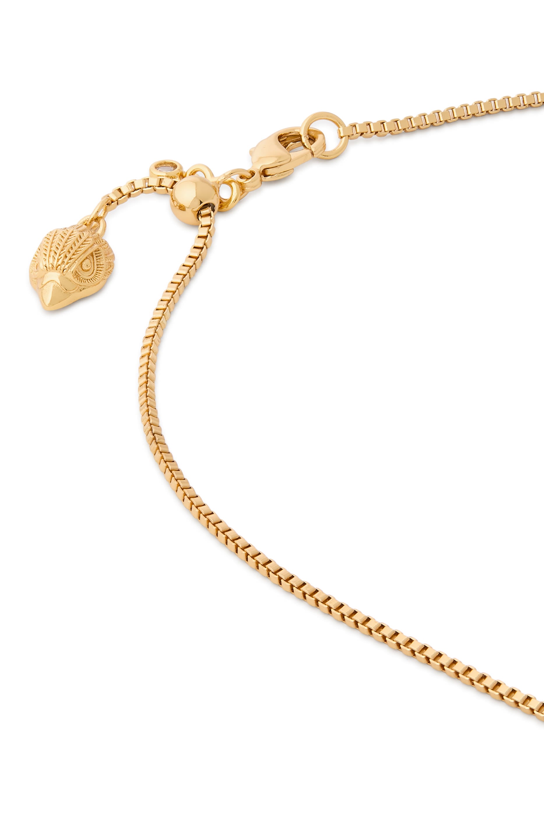 Mum Pendant, Brass & Cubic Zirconia