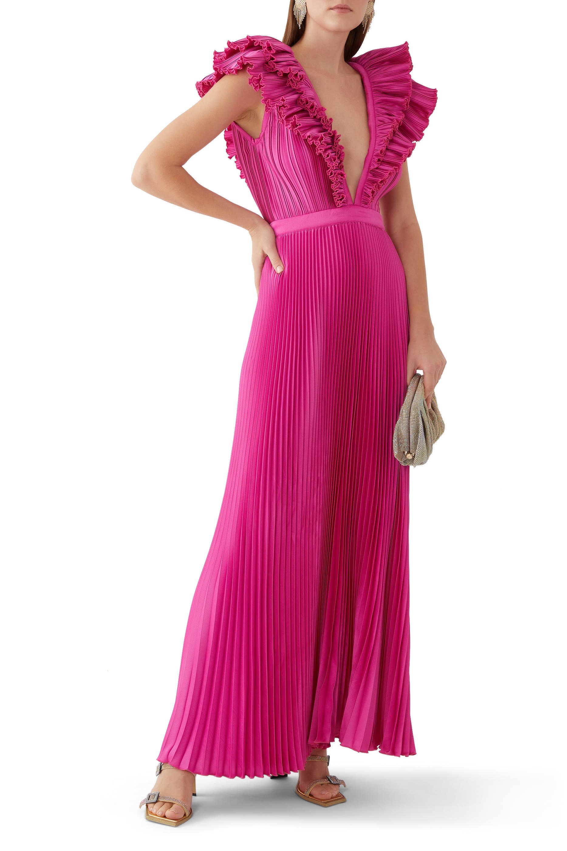 Tuileries Pleated Gown