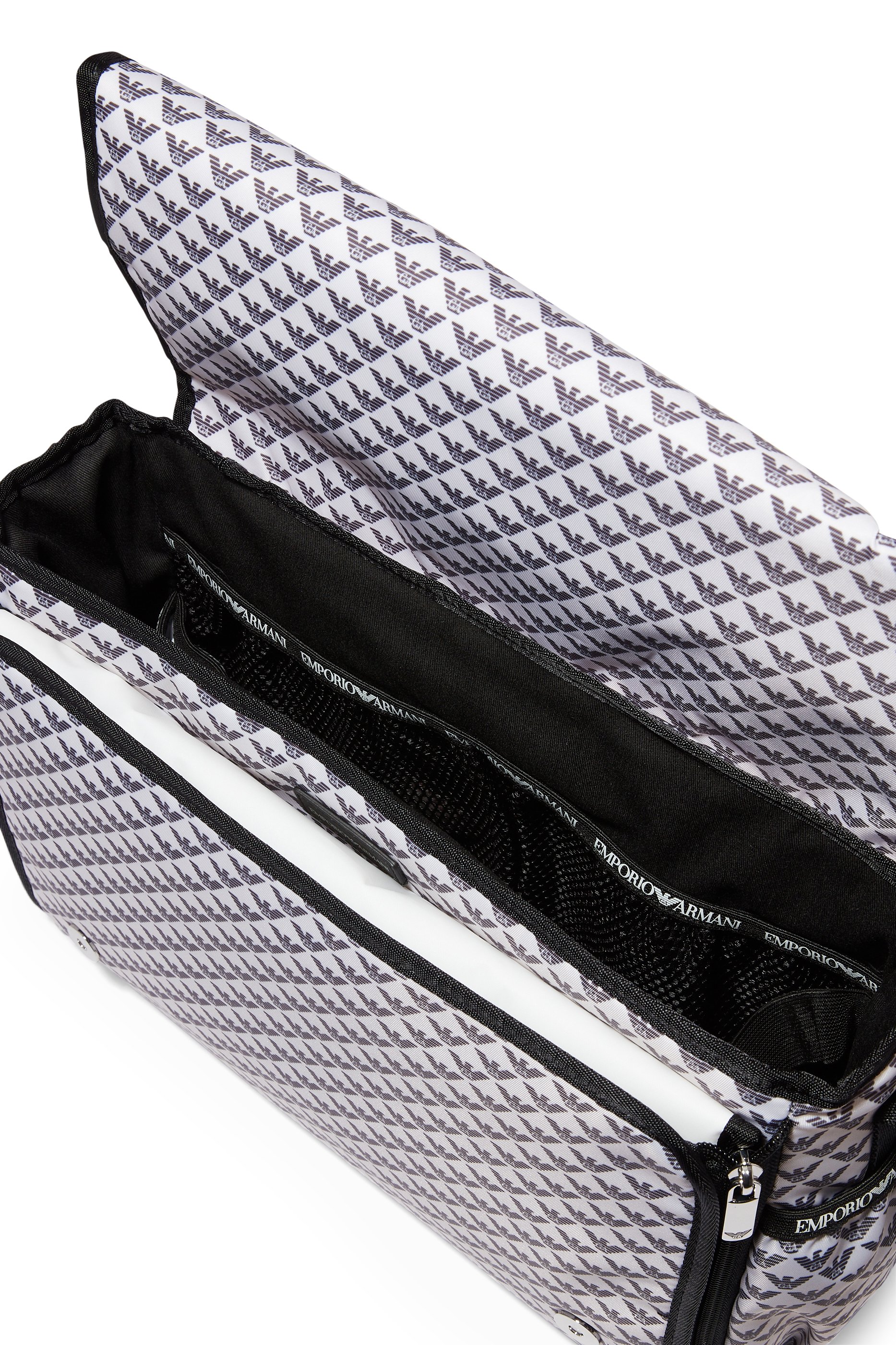 EA Monogram Diaper Bag