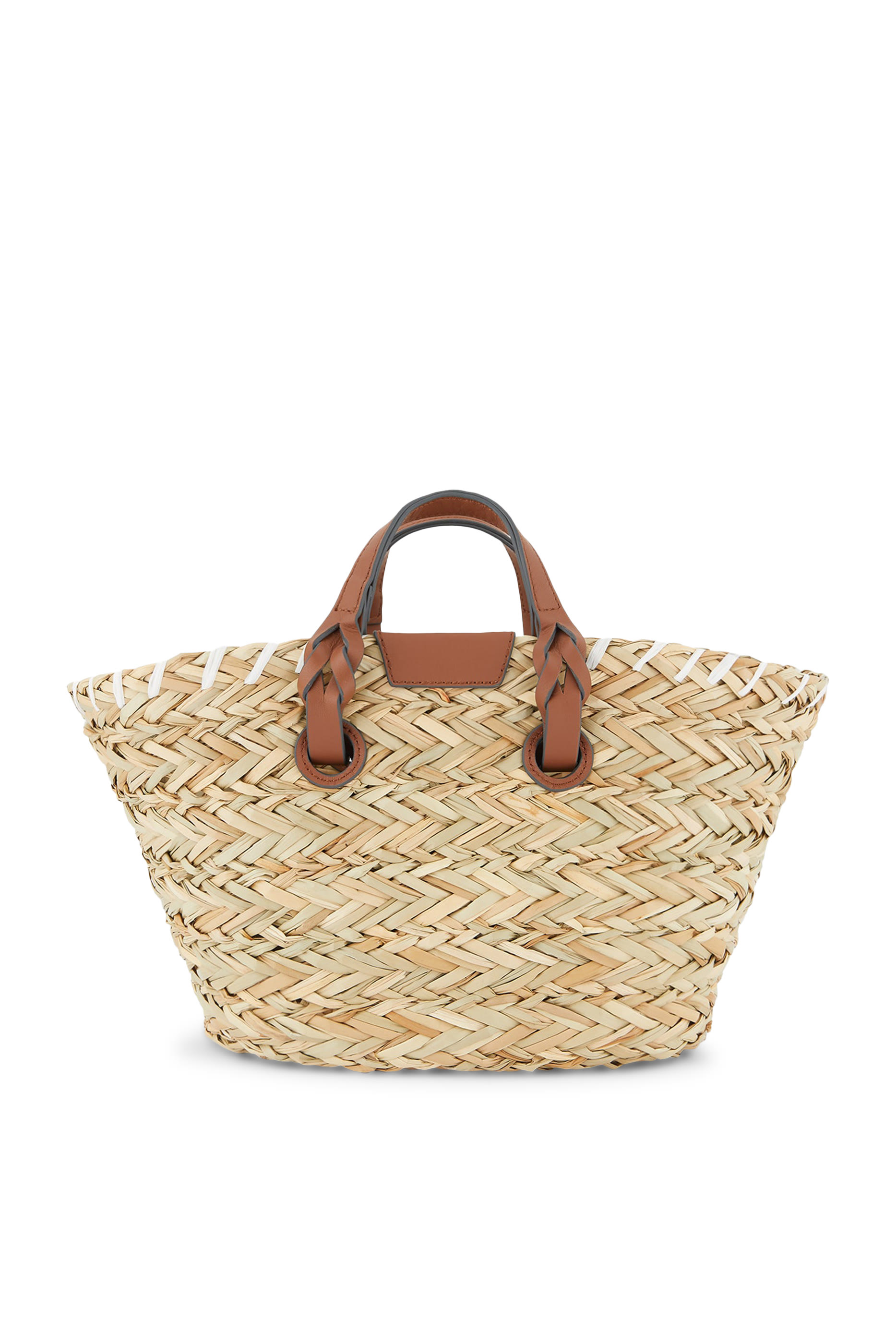 Small Paper Eyes Basket Bag