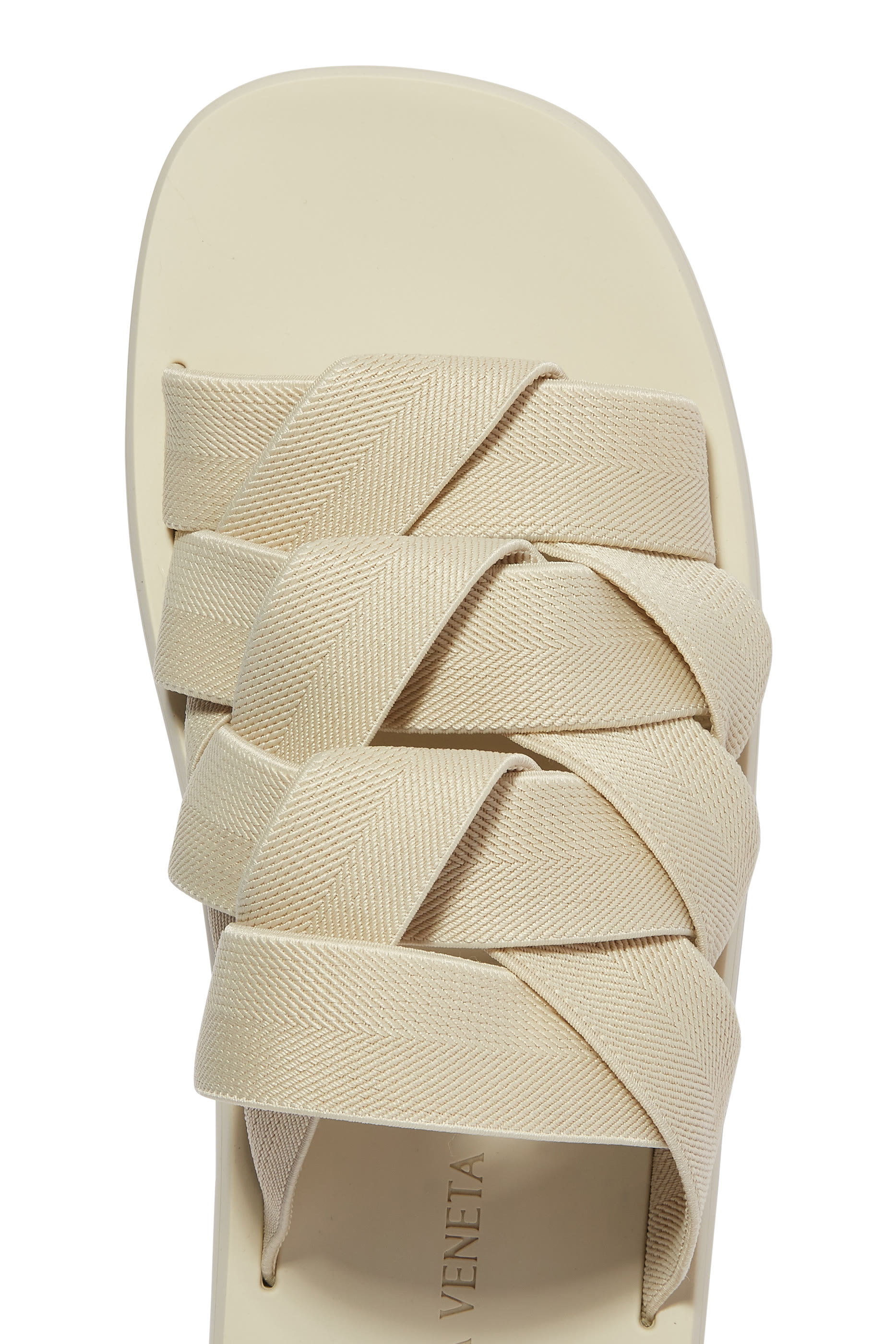 Intrecciato Fabric Sandals