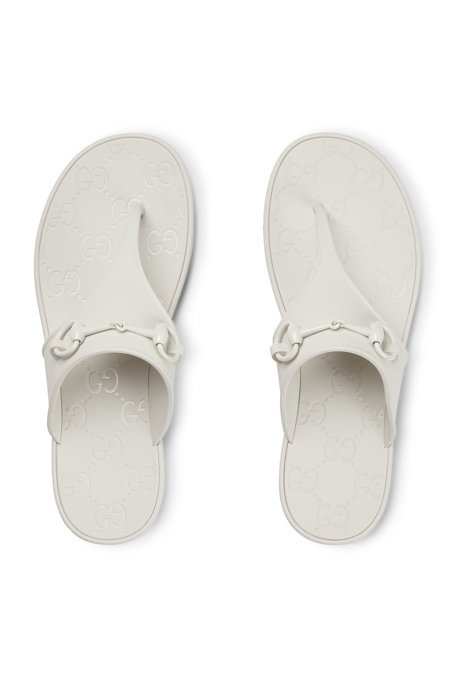 Horsebit Thong Sandals