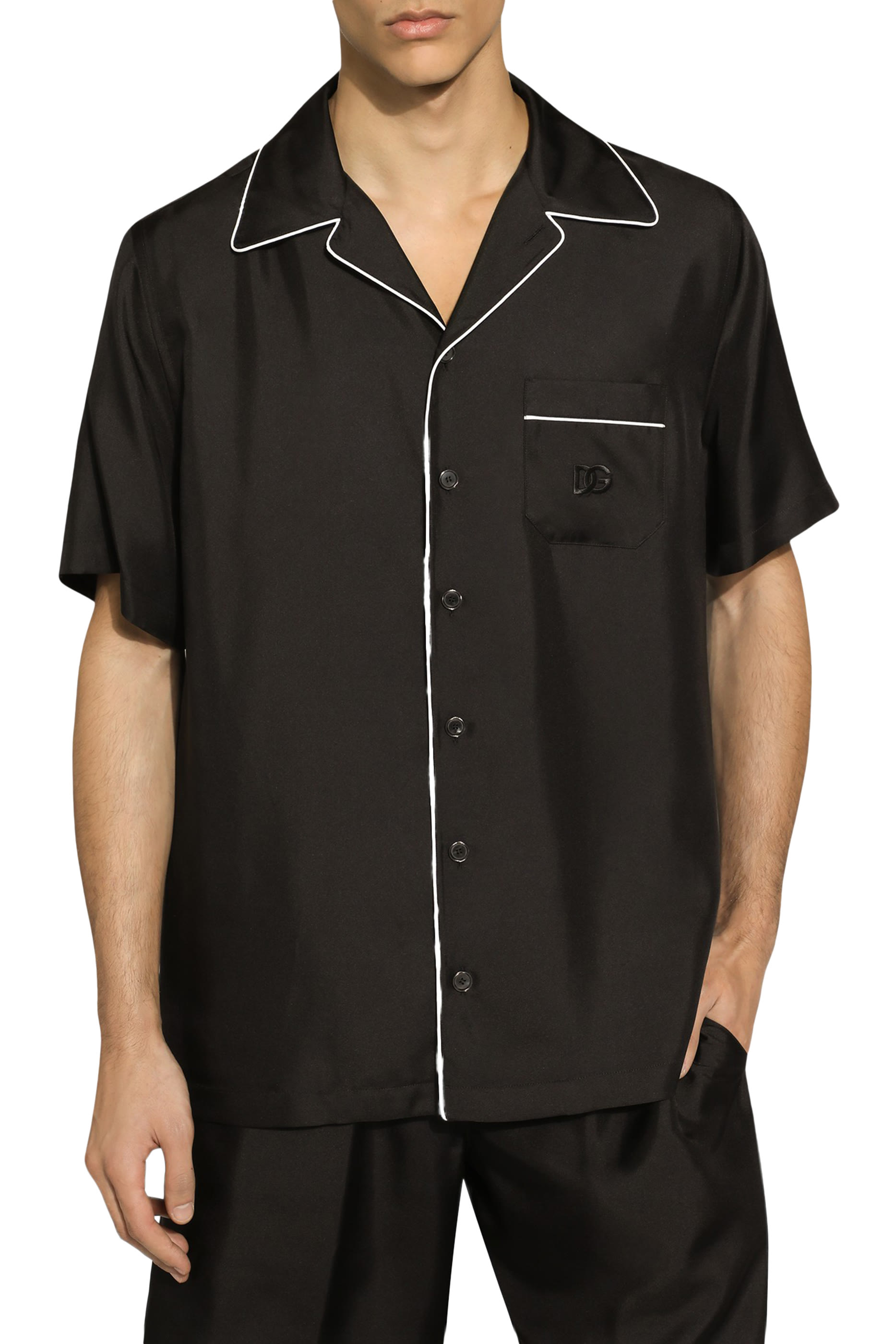 DG Embroidery Silk Twill Shirt
