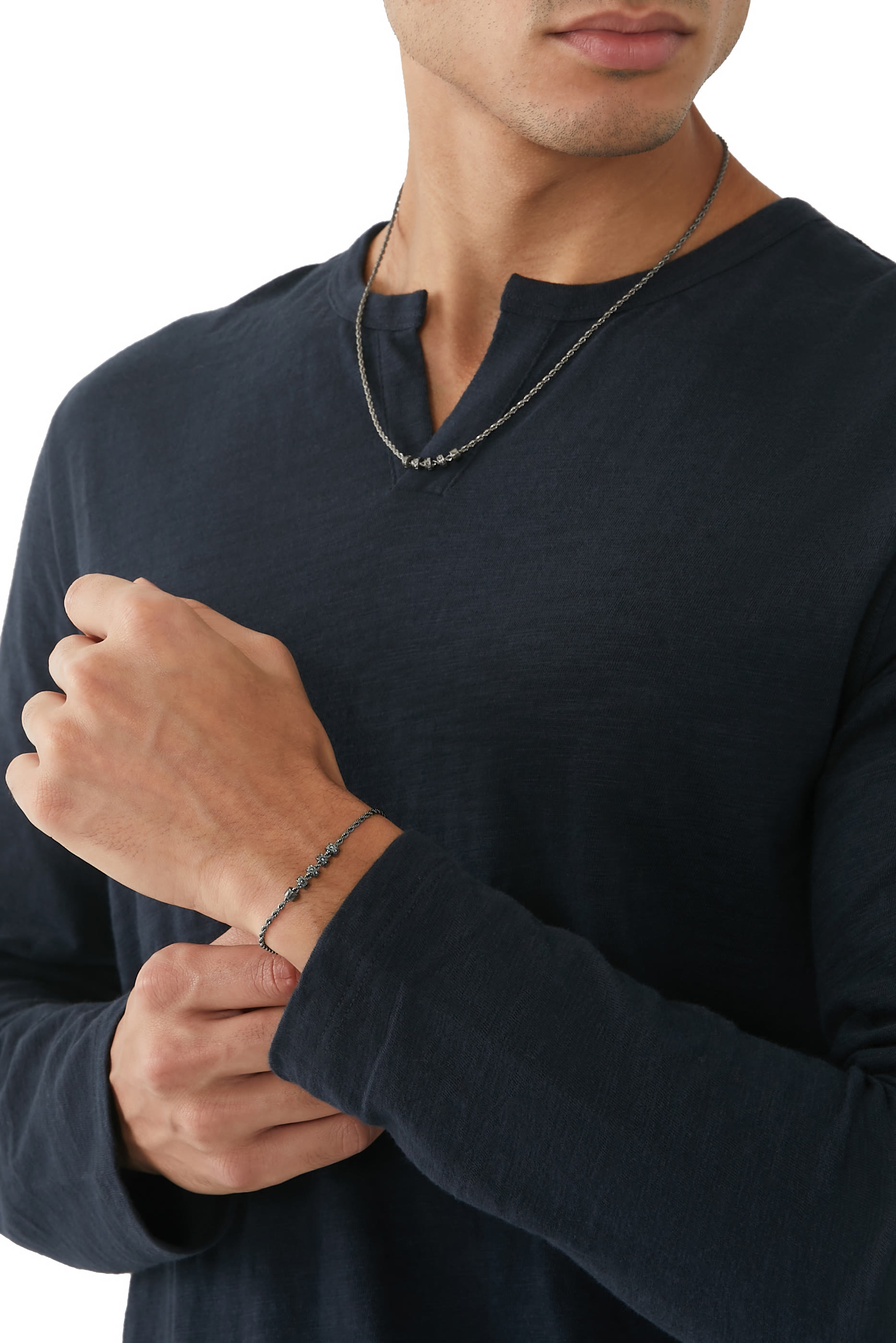 Iconic Trend Gunmetal Necklace