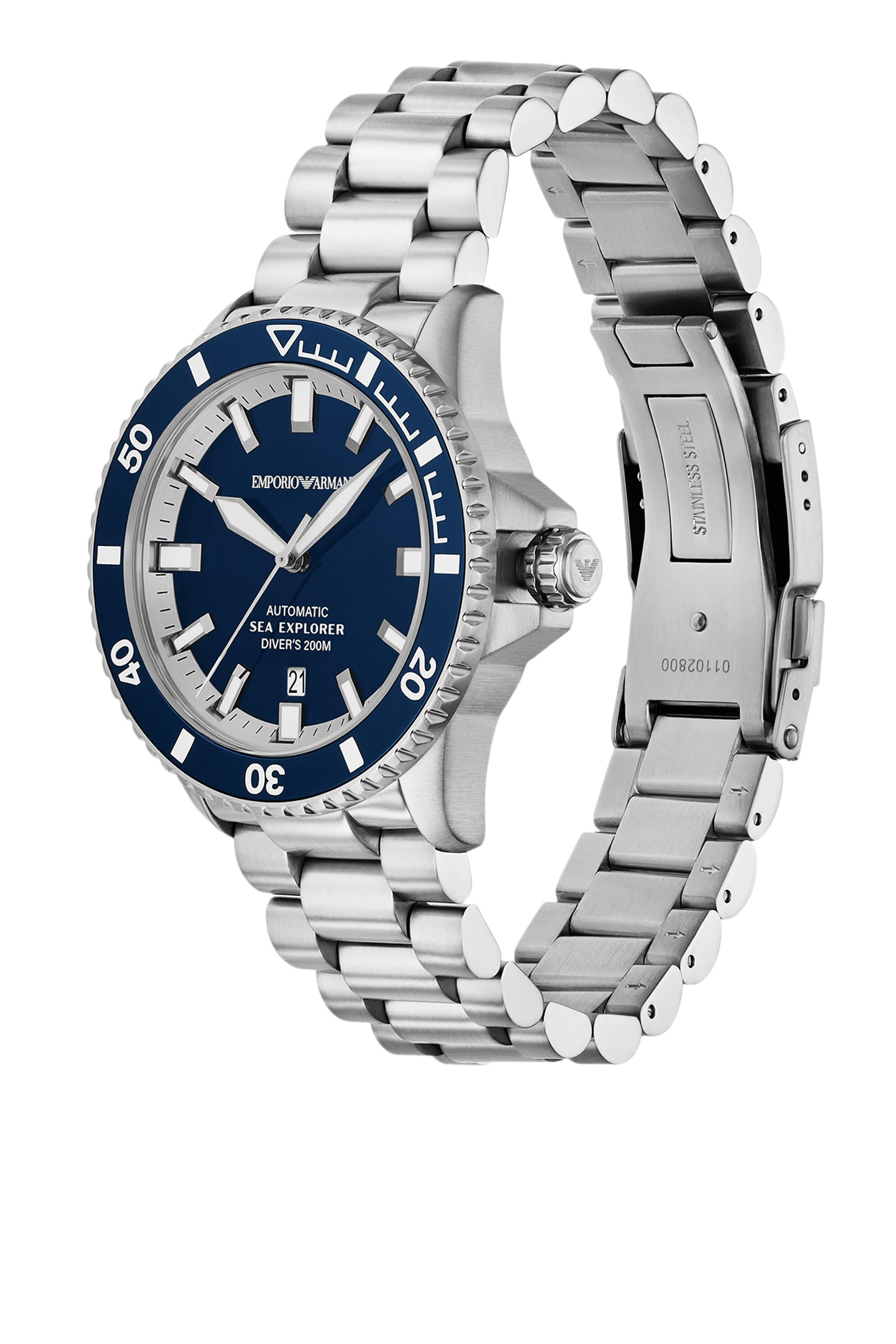  Sea Explorer Automatic Stainless Steel Watch 