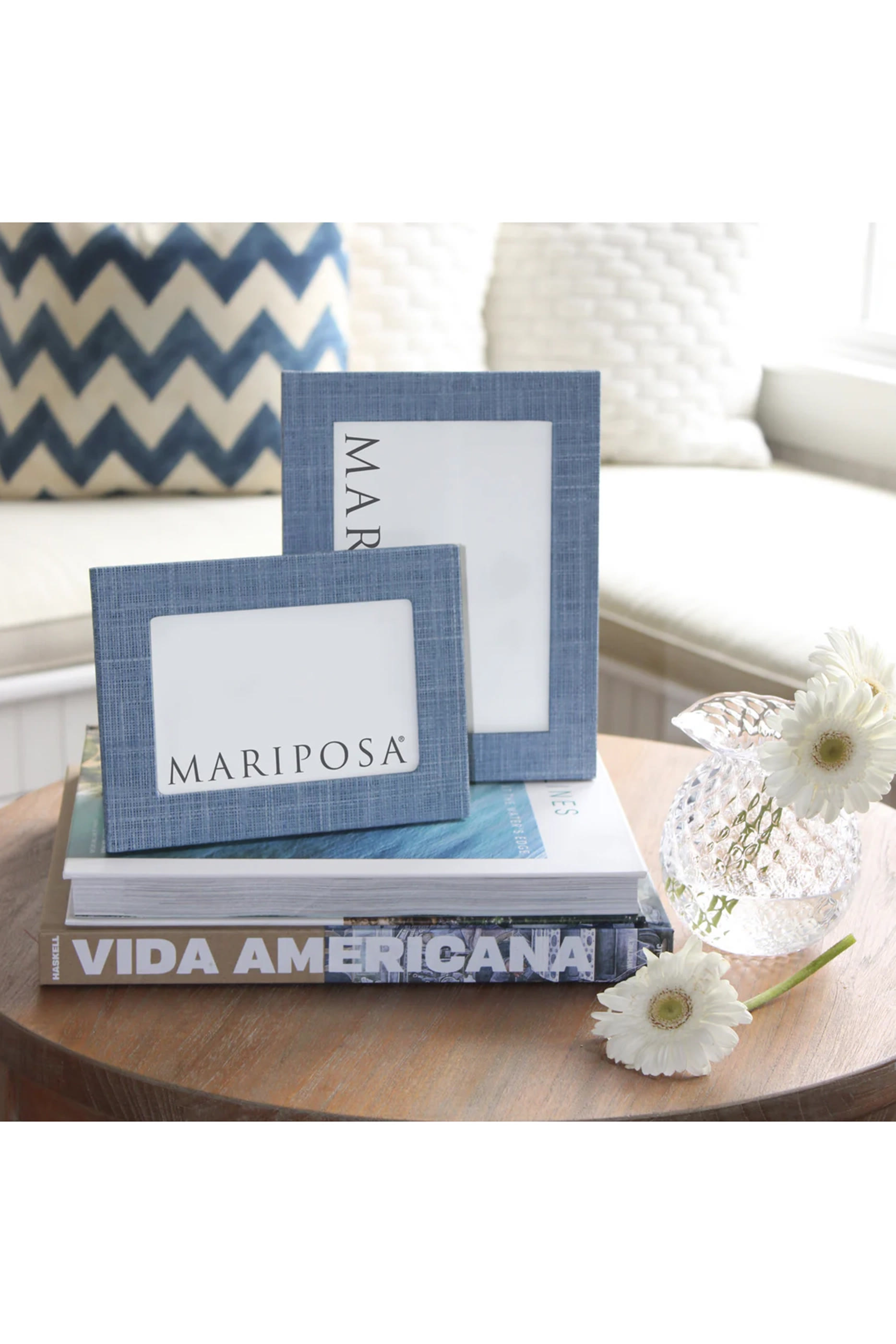 Heather Faux Grasscloth Picture Frame, 5x7