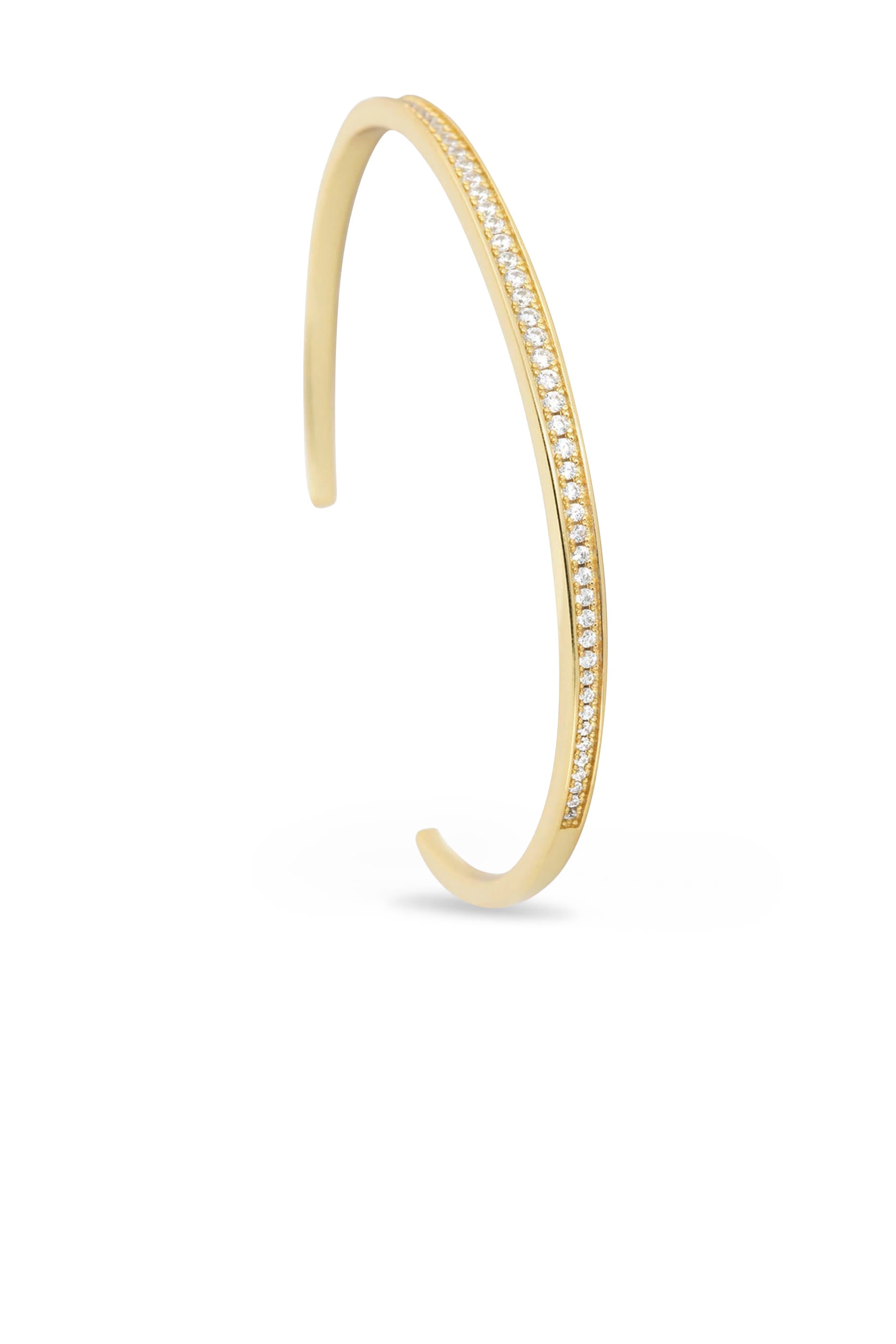 Aura Bracelet Cuff, 14K Gold Plated 