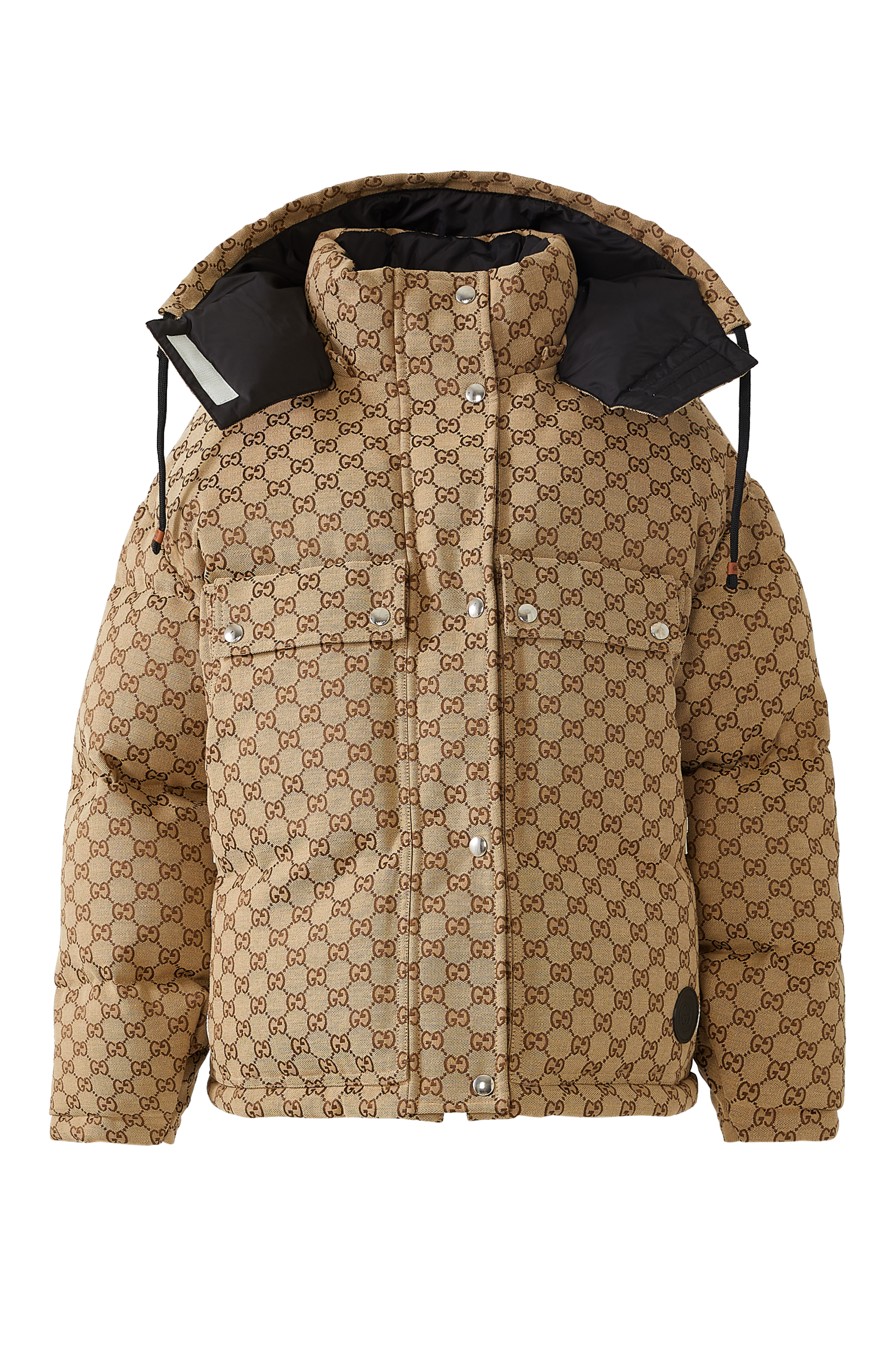 GG Cotton Canvas Puffer Jacket