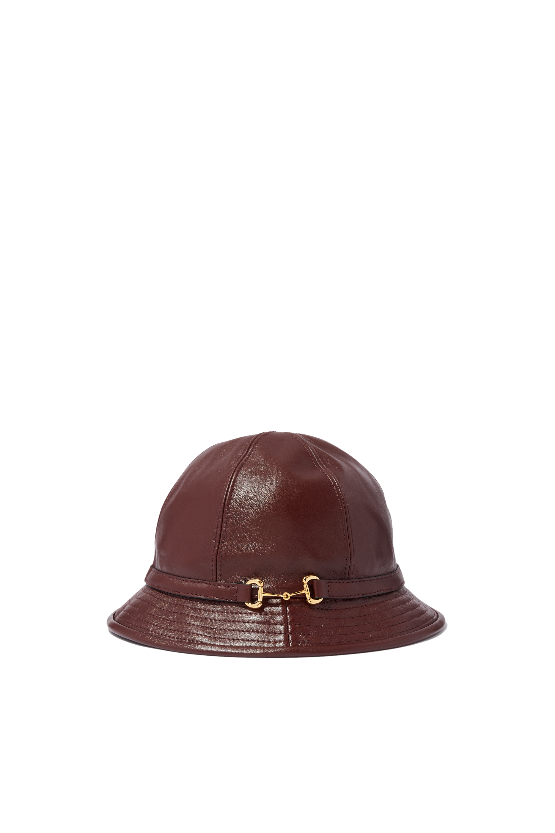 Leather Cloche Hat