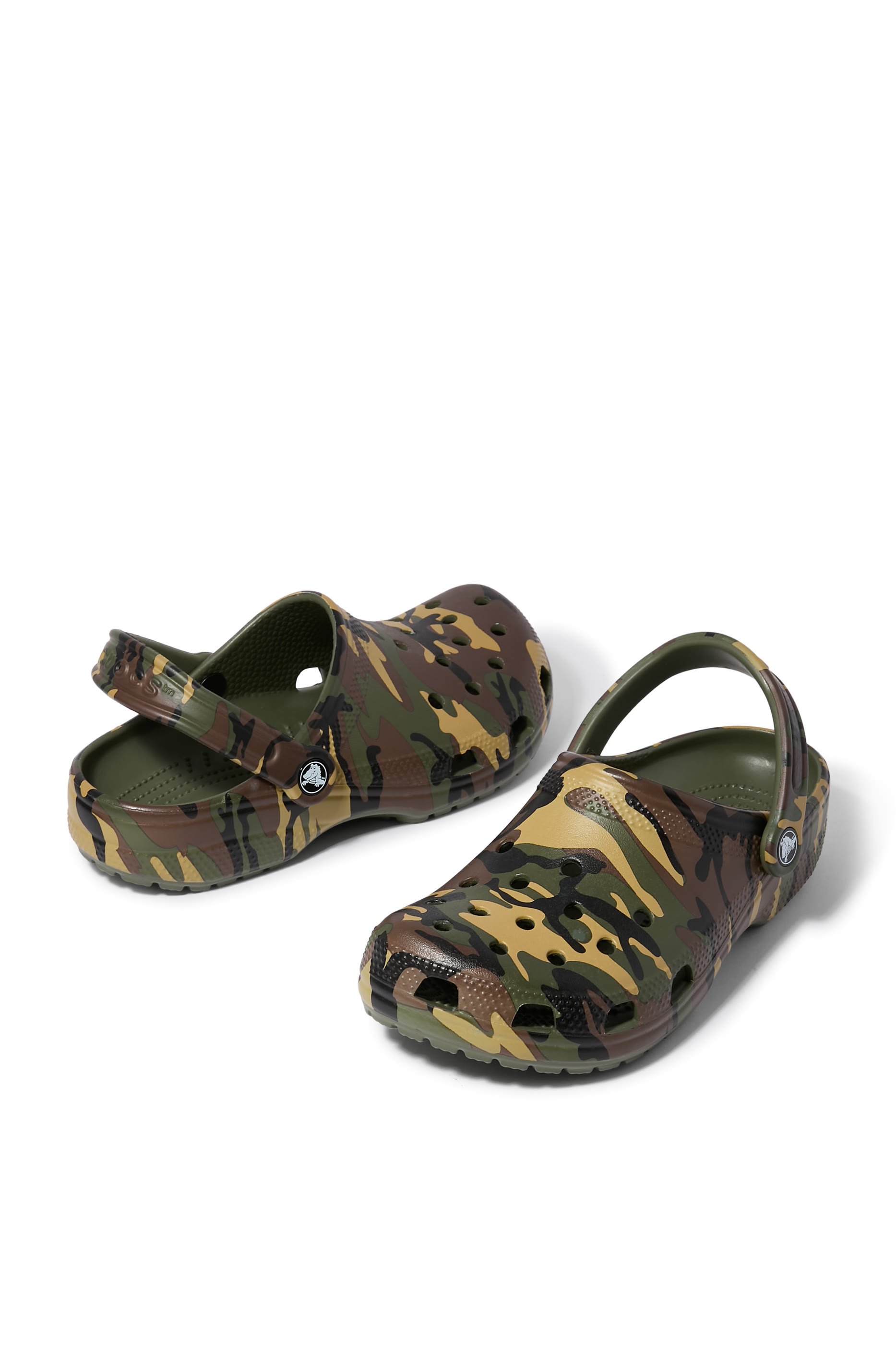Kids Classic Camouflage Clogs